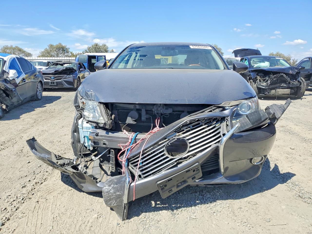 2013 Lexus Es 300h Gray vin: JTHBW1GG1D2035154