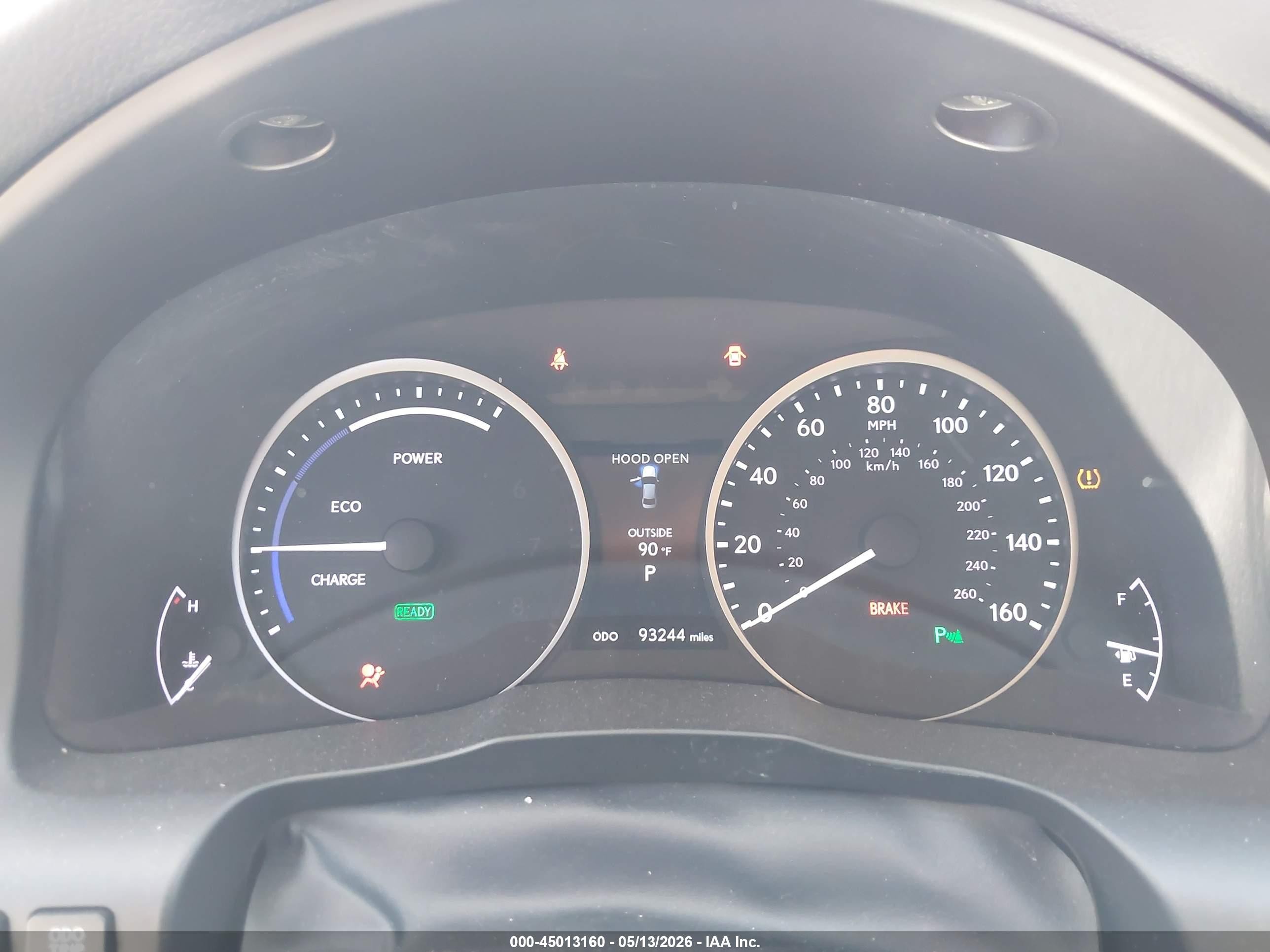 2013 Lexus Es 300h   Red vin: JTHBW1GG1D2037051