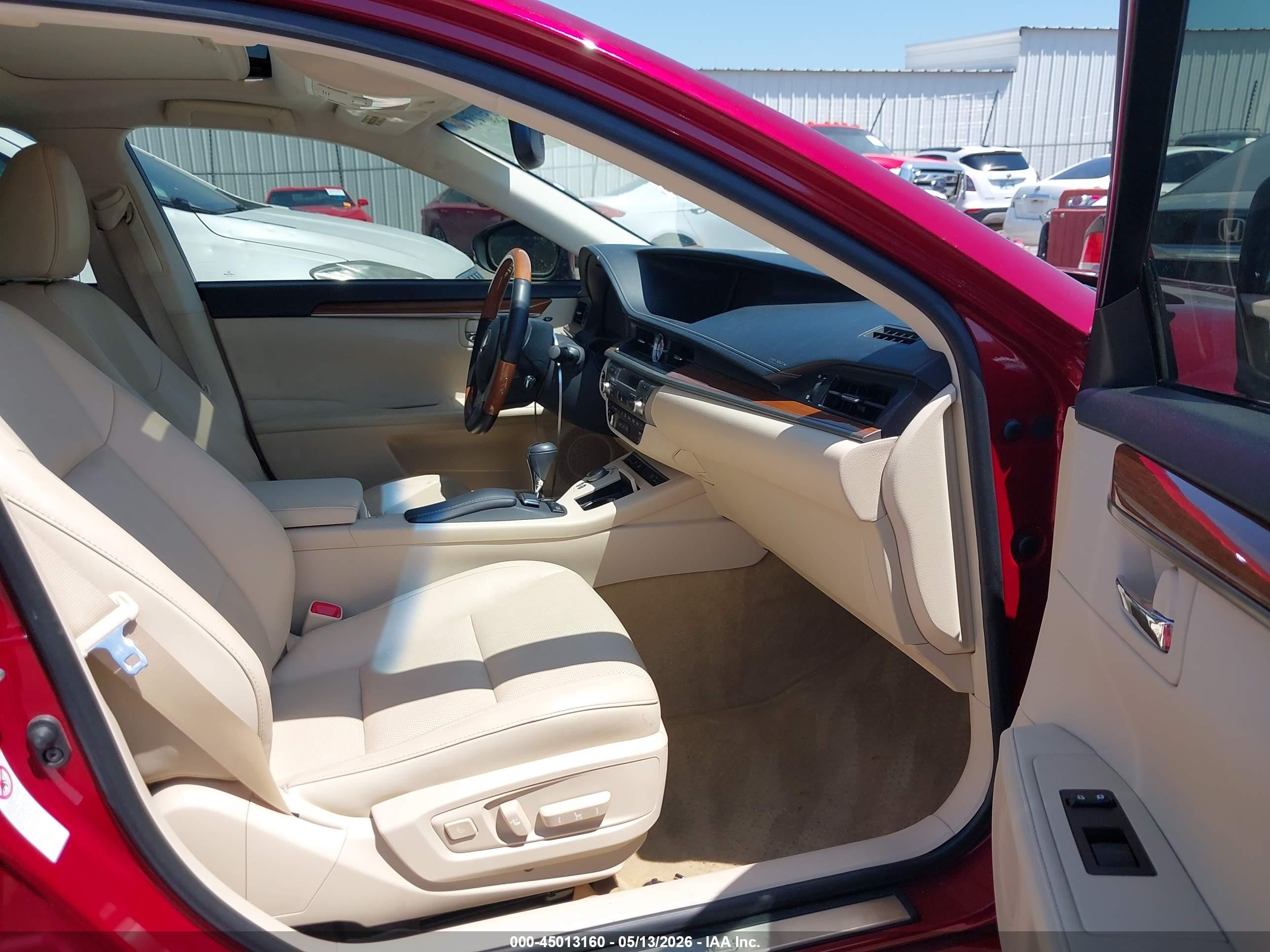 2013 Lexus Es 300h   Red vin: JTHBW1GG1D2037051