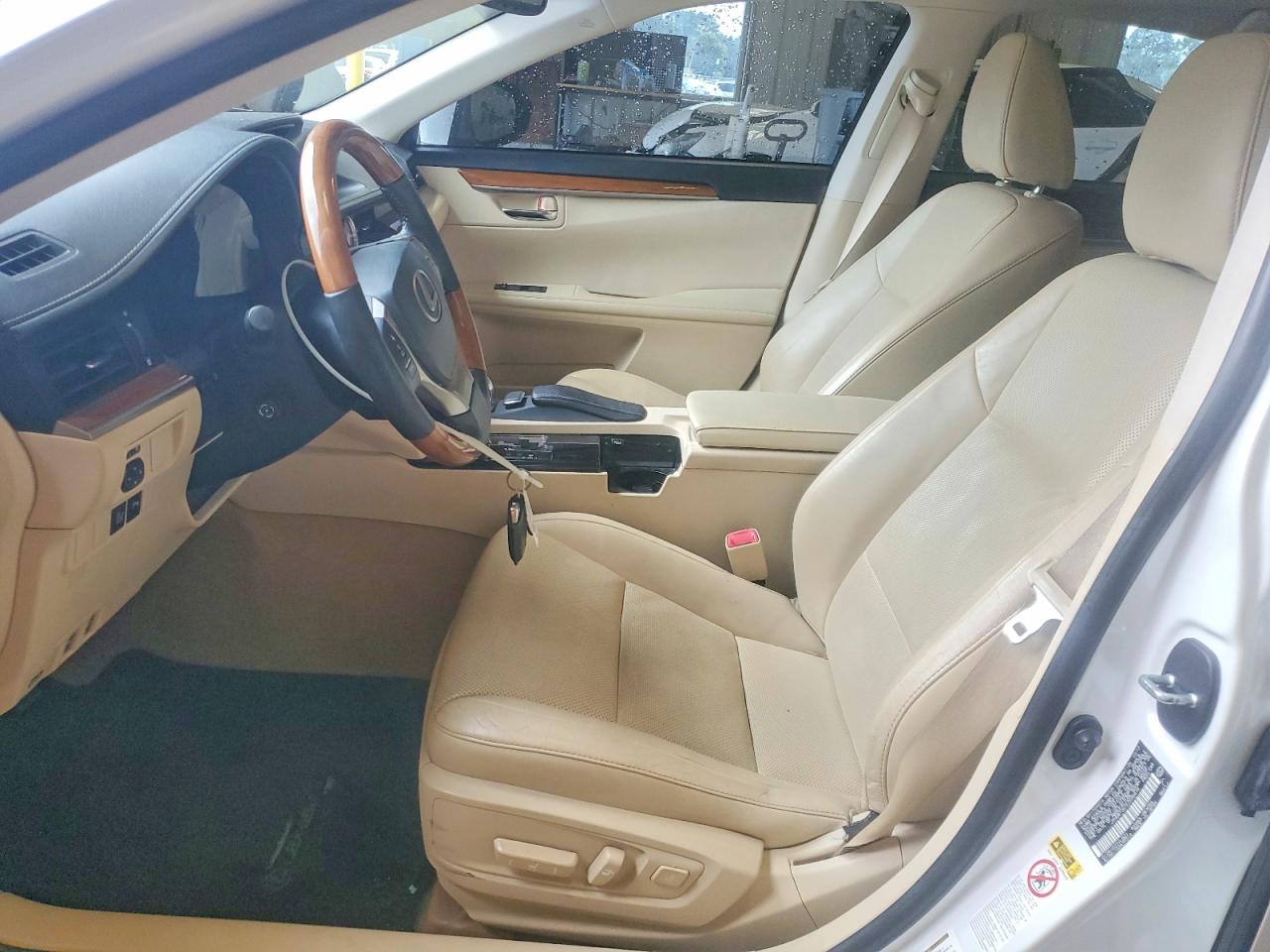 2014 Lexus Es 300h White vin: JTHBW1GG1E2045474