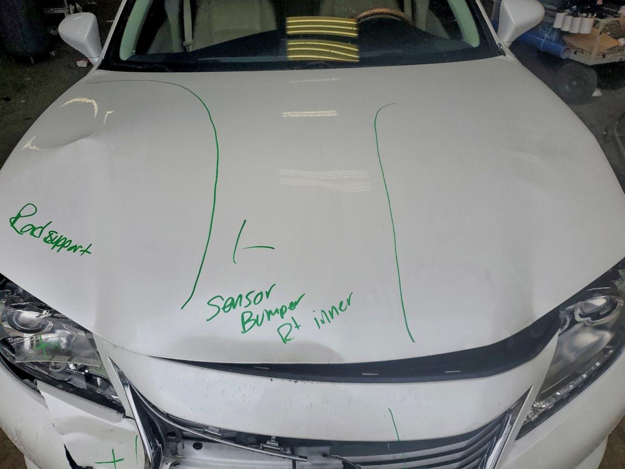 2014 Lexus Es 300h White vin: JTHBW1GG1E2045474