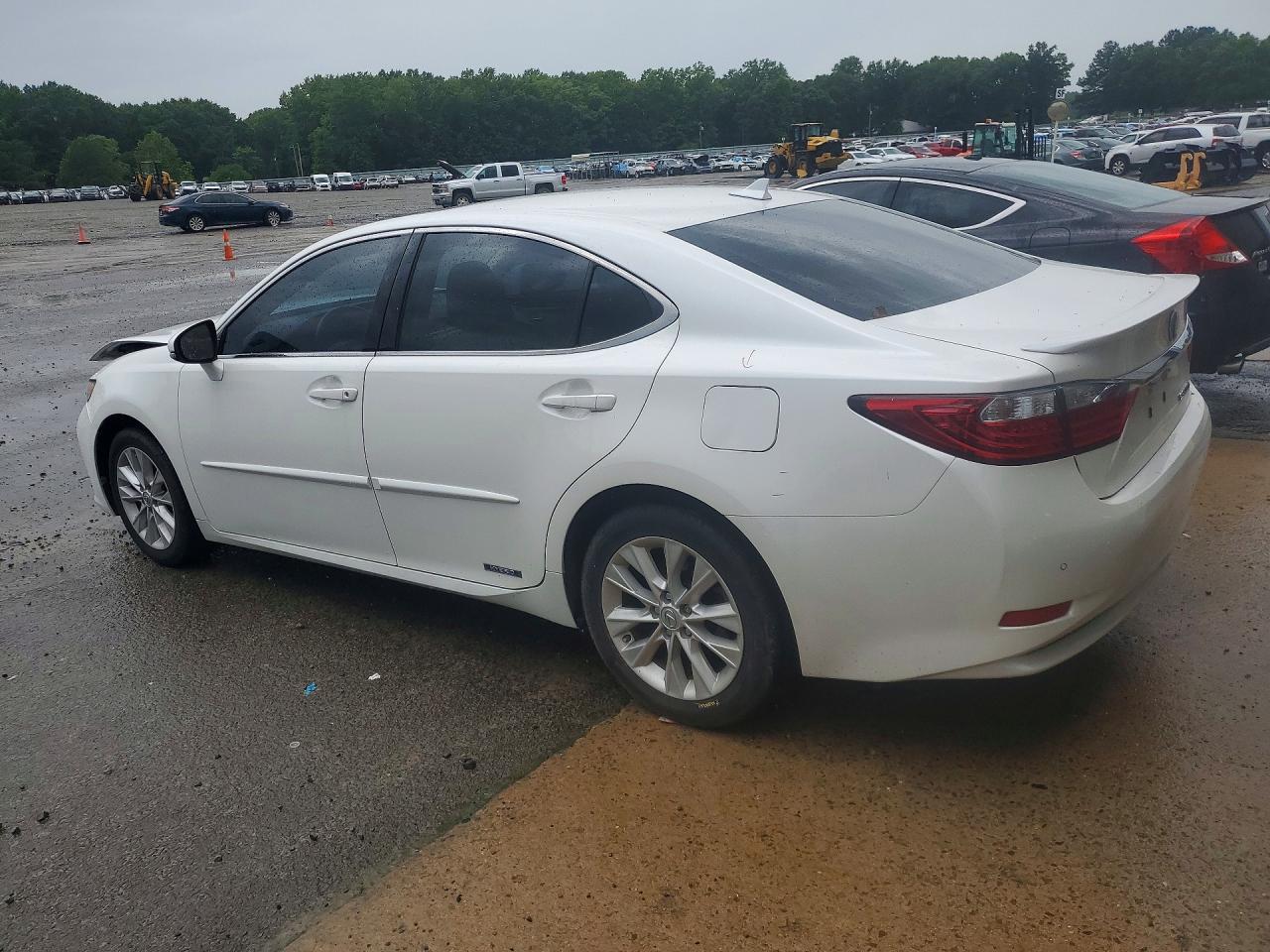 2014 Lexus Es 300h White vin: JTHBW1GG1E2045474