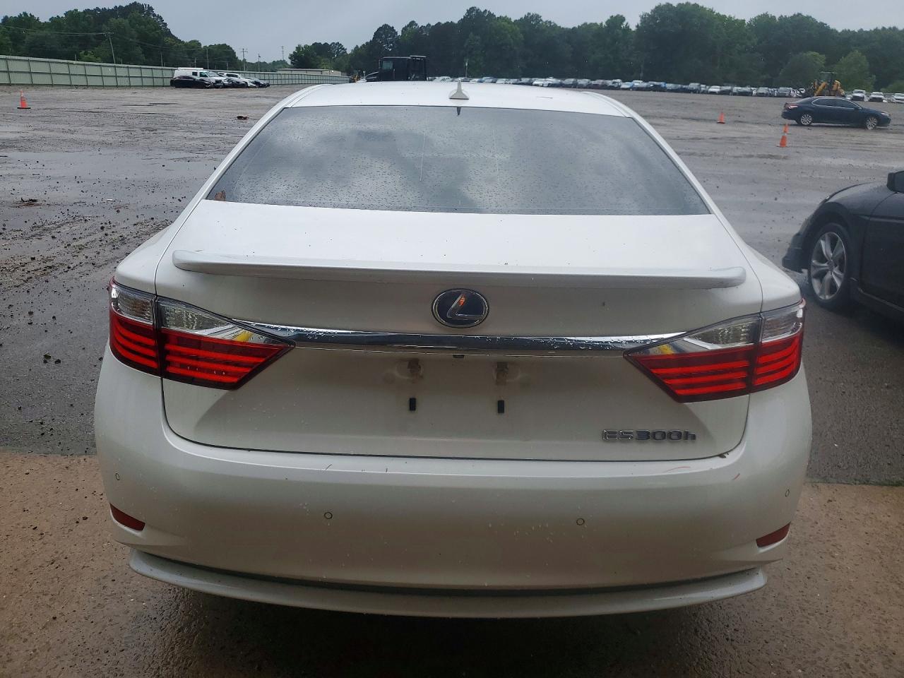2014 Lexus Es 300h White vin: JTHBW1GG1E2045474