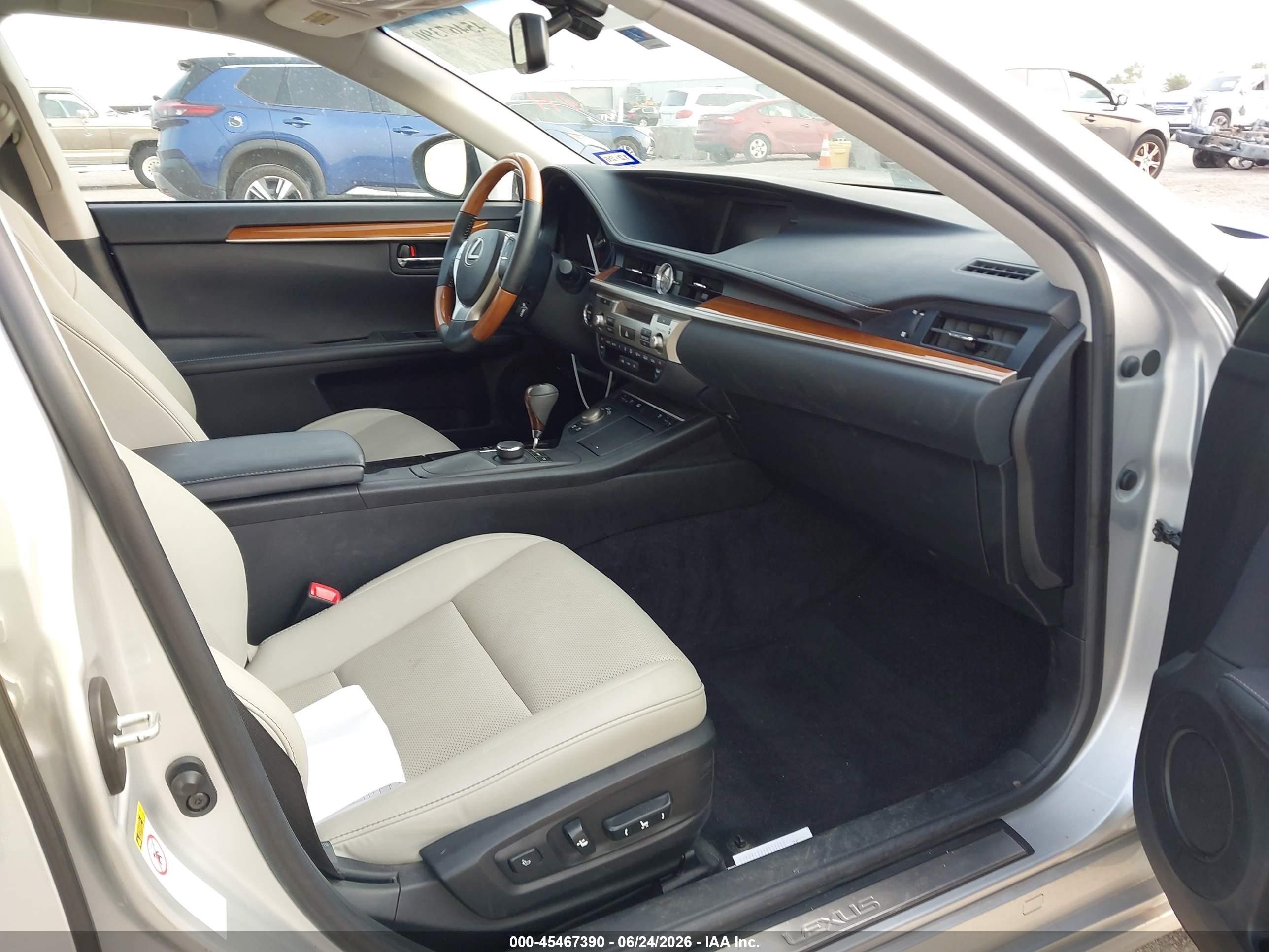 2014 Lexus Es 300h   Серебряный vin: JTHBW1GG1E2047502