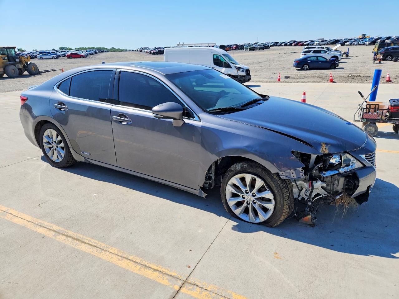 2014 Lexus Es 300h Charcoal vin: JTHBW1GG1E2051422