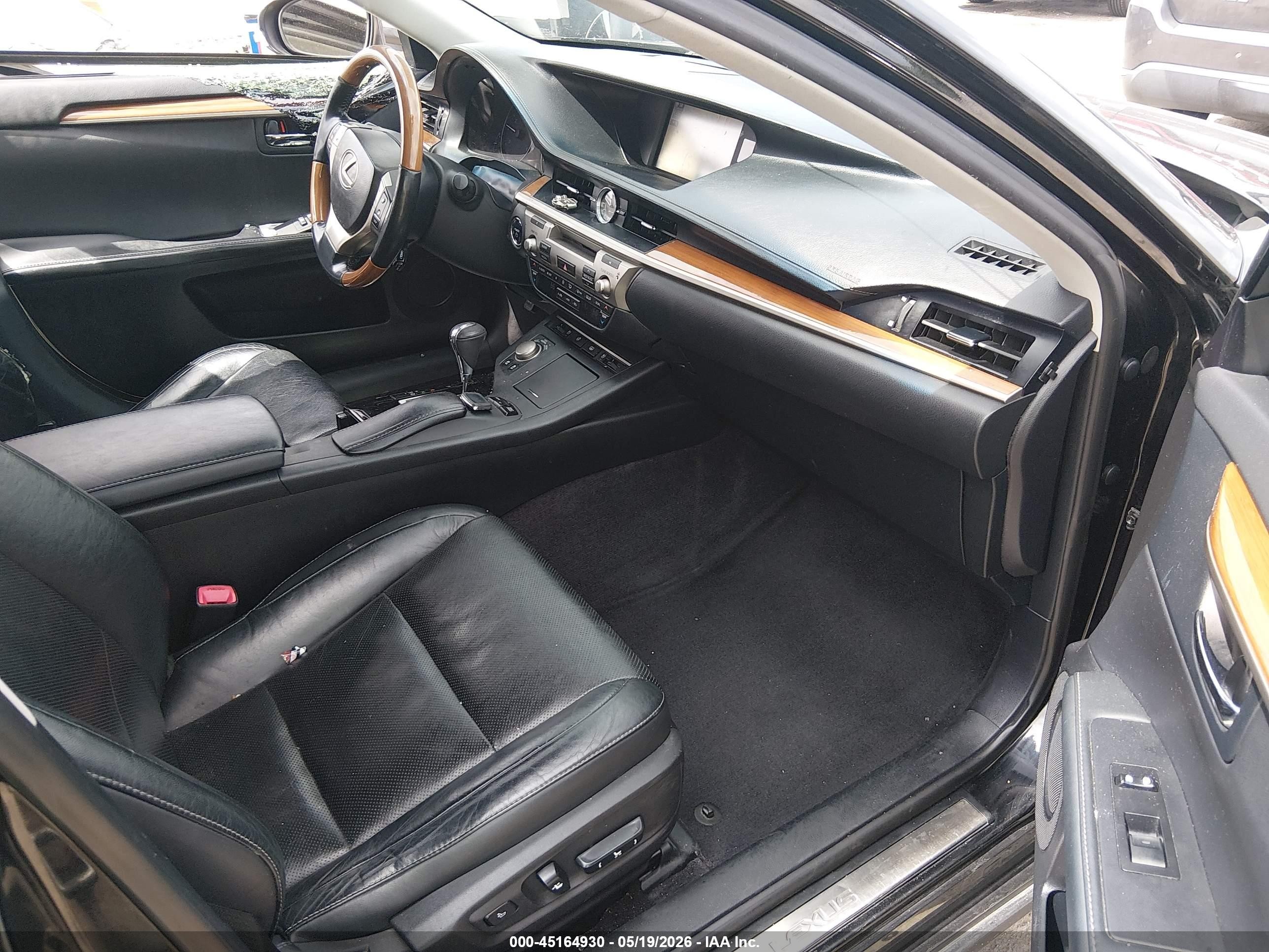 2014 Lexus Es 300h   Black vin: JTHBW1GG1E2057639