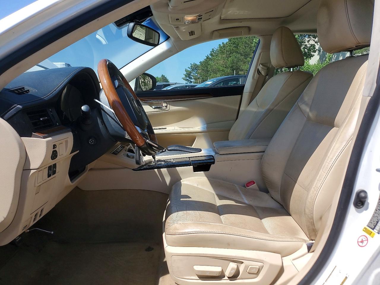 2014 Lexus Es 300h White vin: JTHBW1GG1E2058886