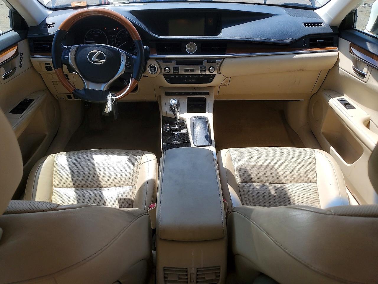2014 Lexus Es 300h White vin: JTHBW1GG1E2058886
