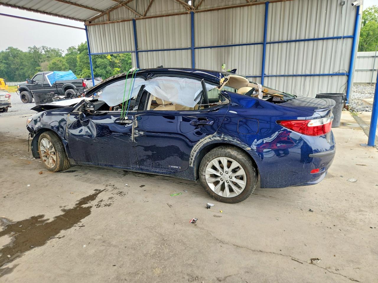 2014 Lexus Es 300h Blue vin: JTHBW1GG1E2061772