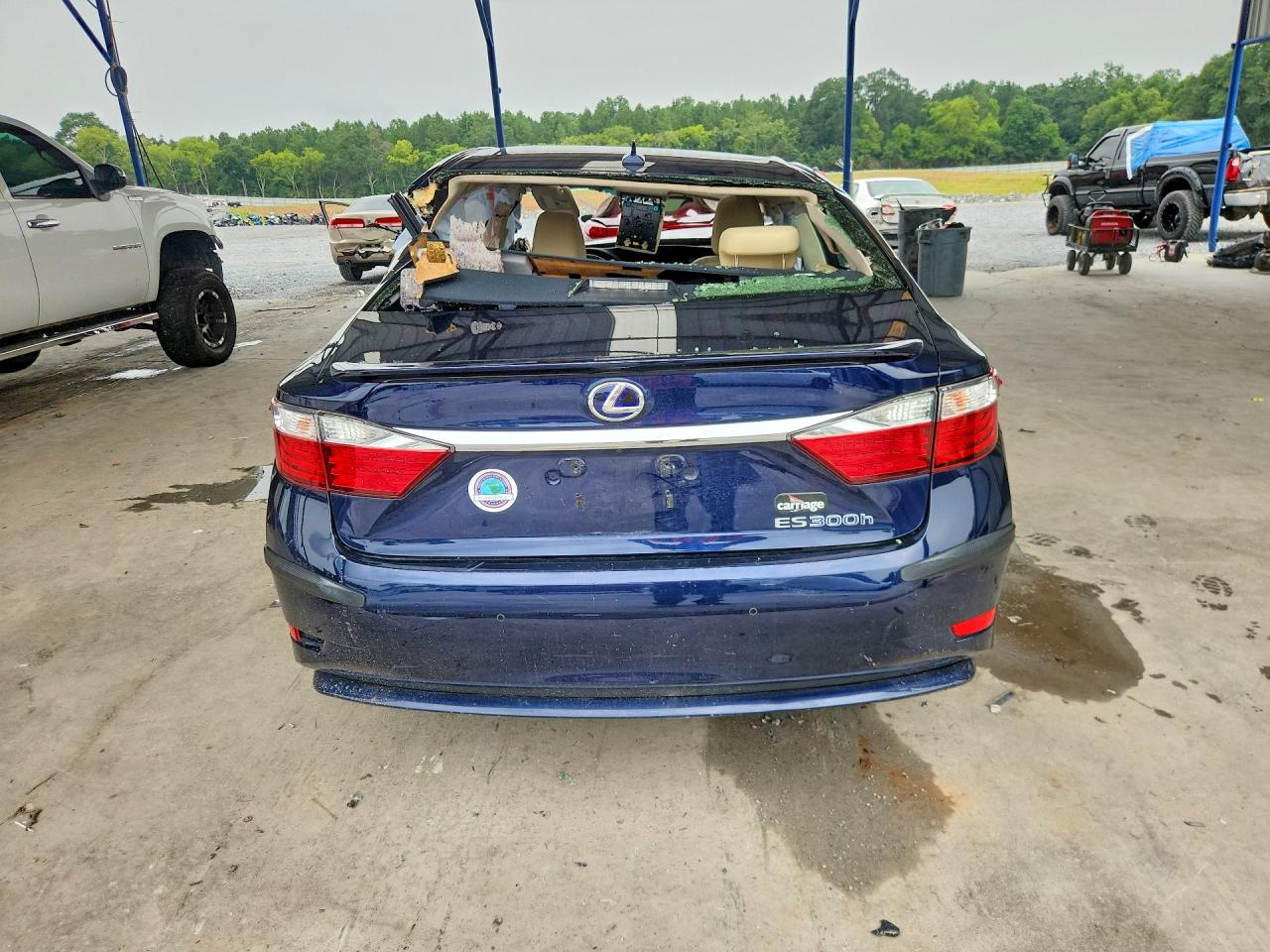 2014 Lexus Es 300h Blue vin: JTHBW1GG1E2061772