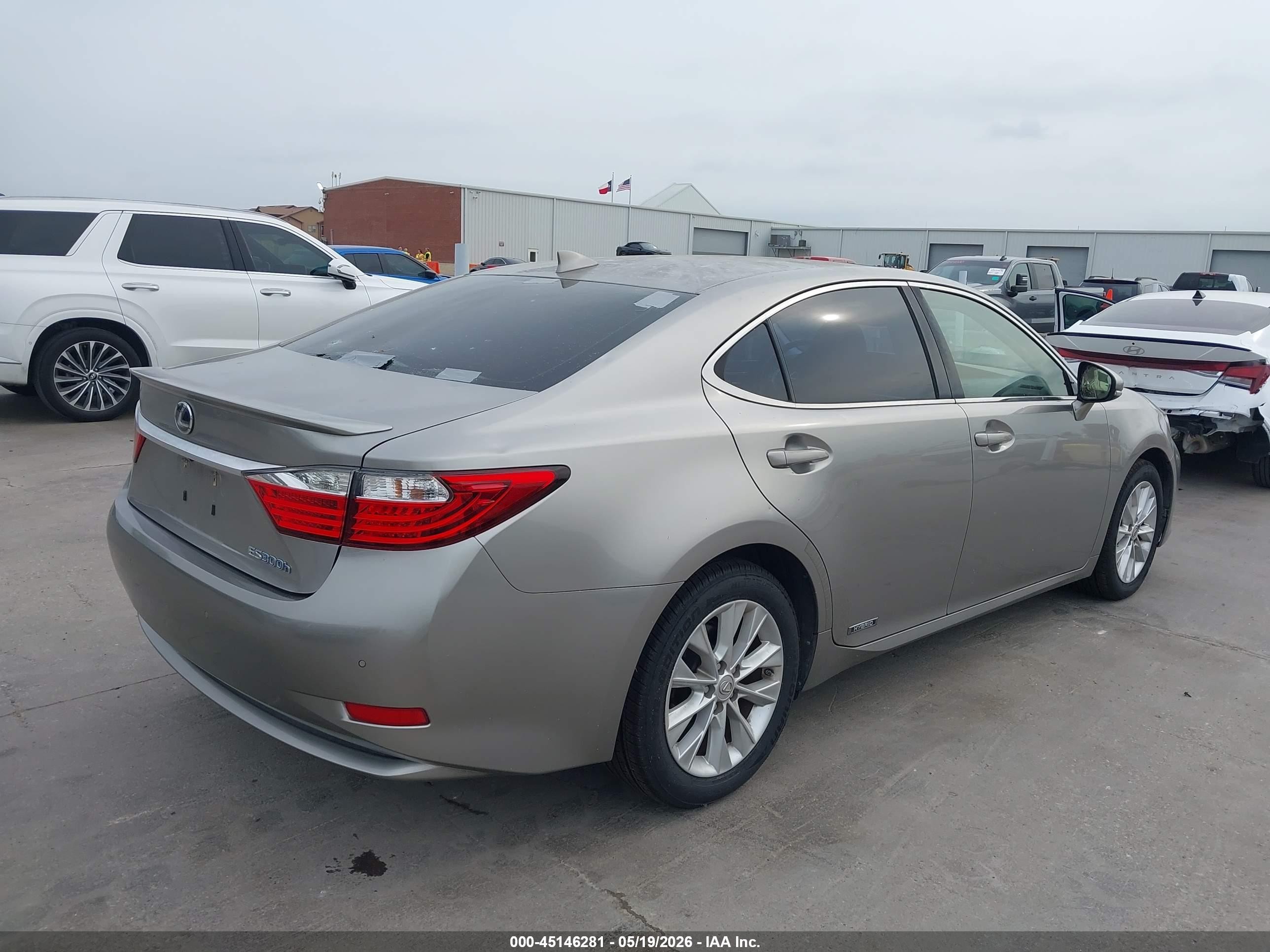 2015 Lexus Es 300h   Gray vin: JTHBW1GG1F2087693