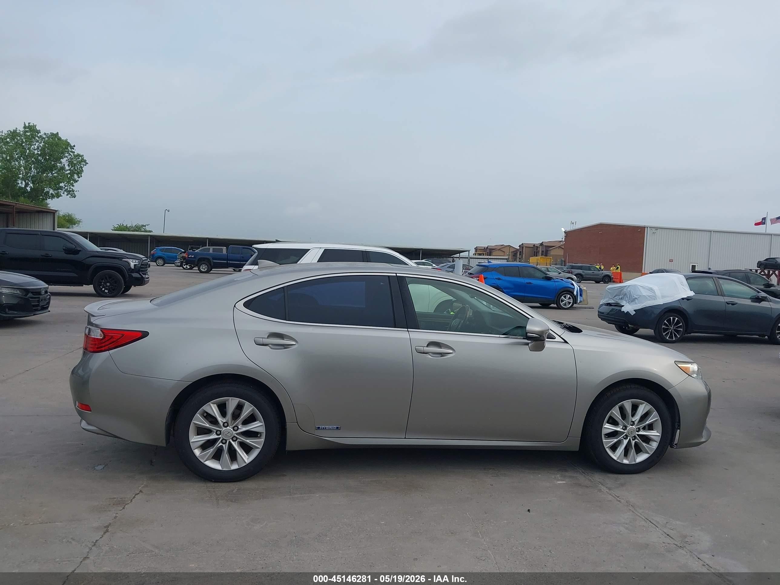 2015 Lexus Es 300h   Gray vin: JTHBW1GG1F2087693