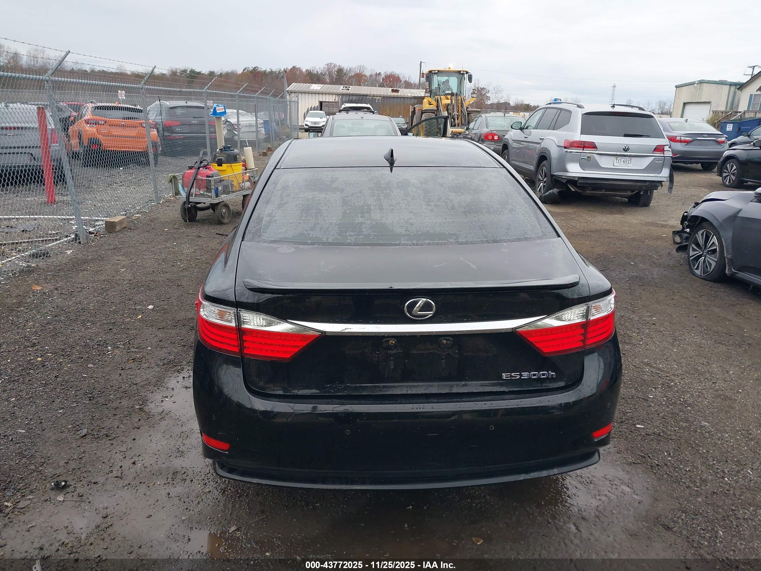 2015 Lexus Es 300h   Black vin: JTHBW1GG1F2090996