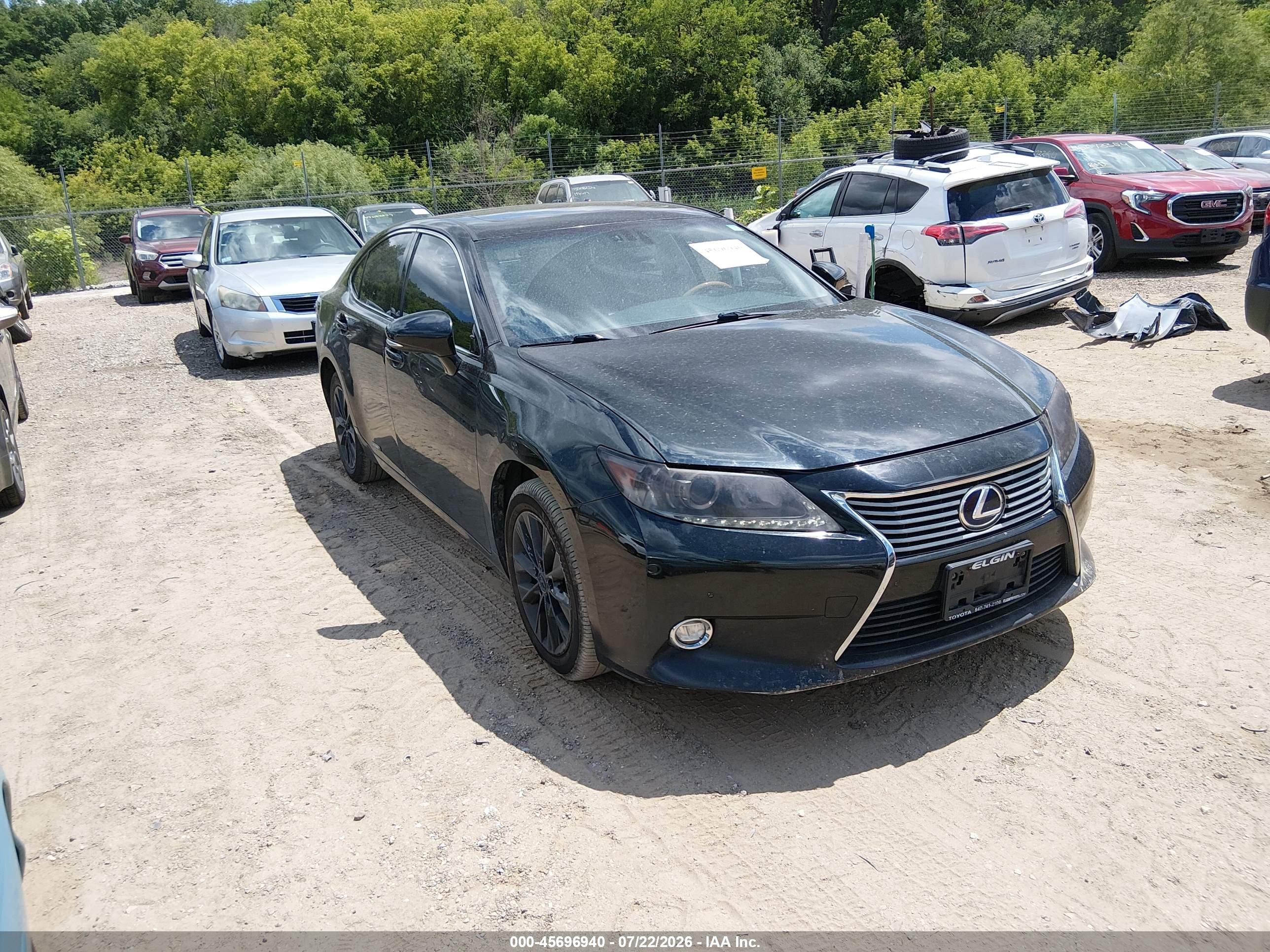 2015 Lexus Es 300h   Black vin: JTHBW1GG1F2098144