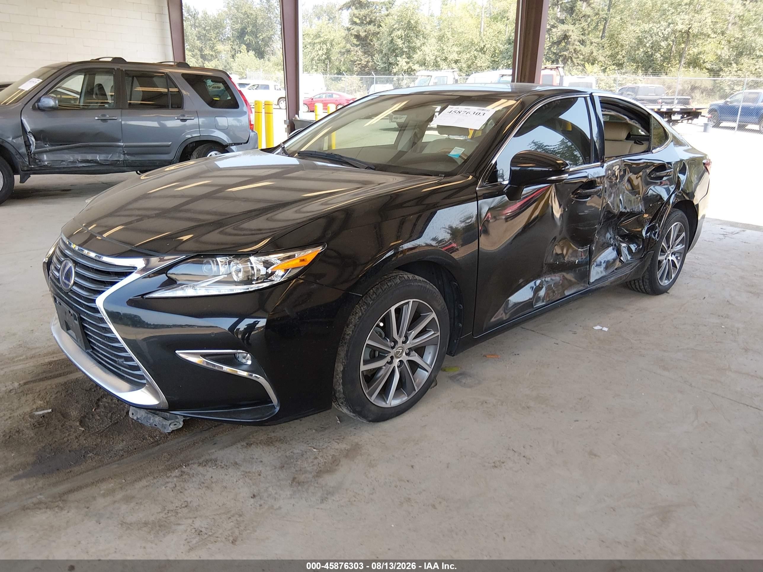 2017 Lexus Es 300h   Black vin: JTHBW1GG1H2145045