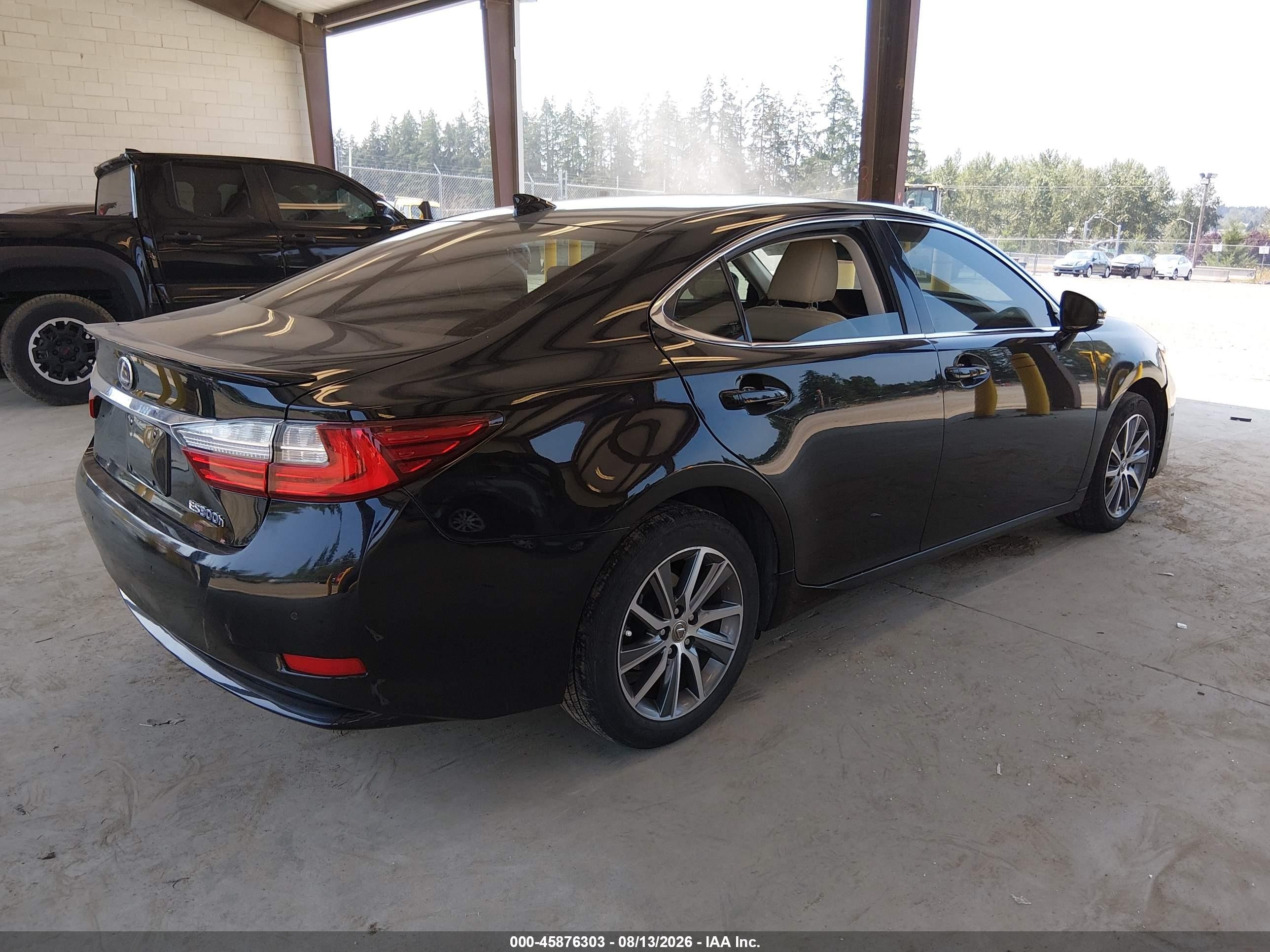 2017 Lexus Es 300h   Black vin: JTHBW1GG1H2145045