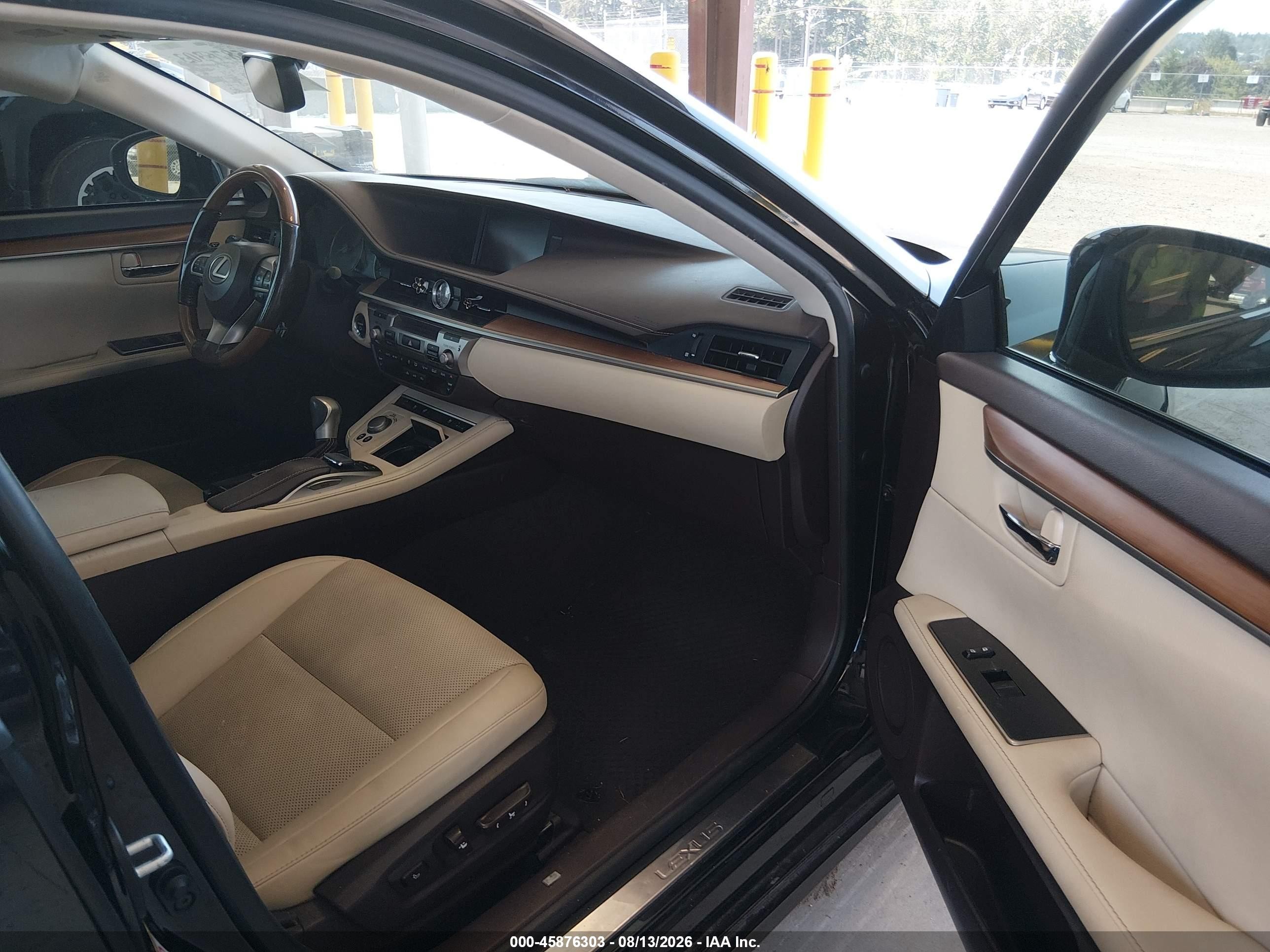 2017 Lexus Es 300h   Black vin: JTHBW1GG1H2145045