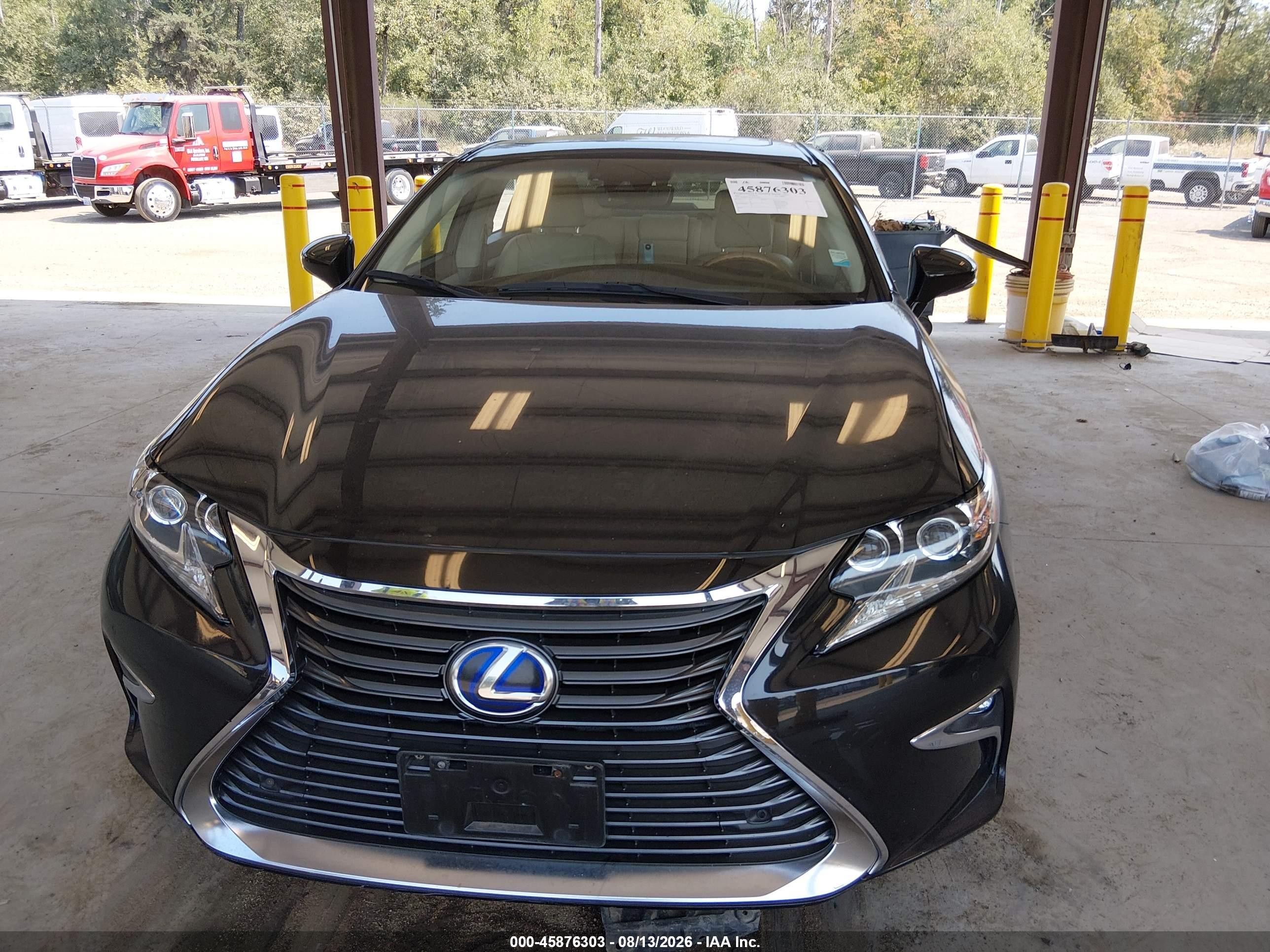 2017 Lexus Es 300h   Black vin: JTHBW1GG1H2145045