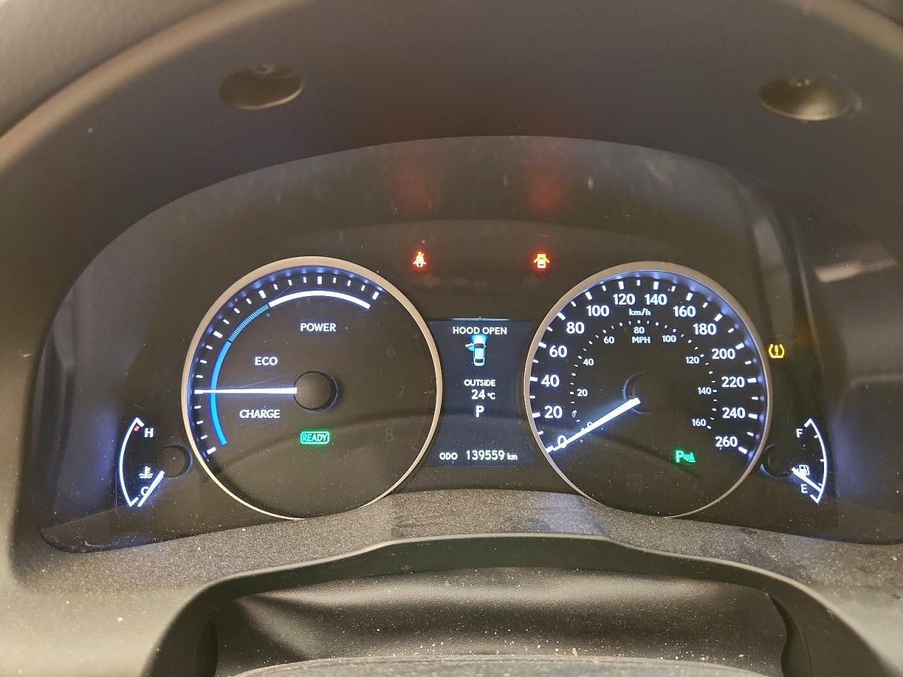 2013 Lexus Es 300h Красный vin: JTHBW1GG2D2002681