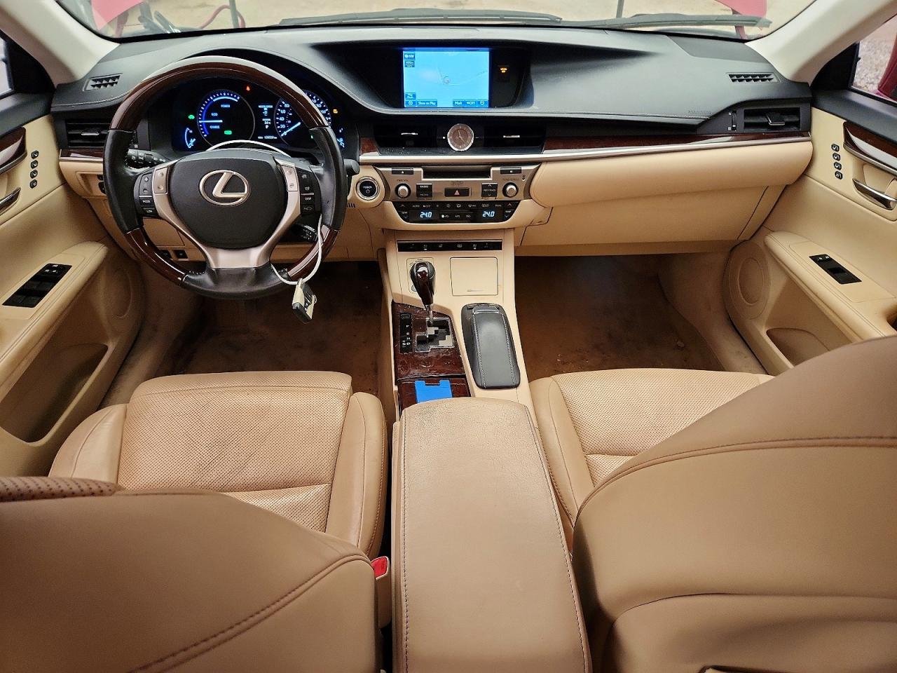 2013 Lexus Es 300h Красный vin: JTHBW1GG2D2002681