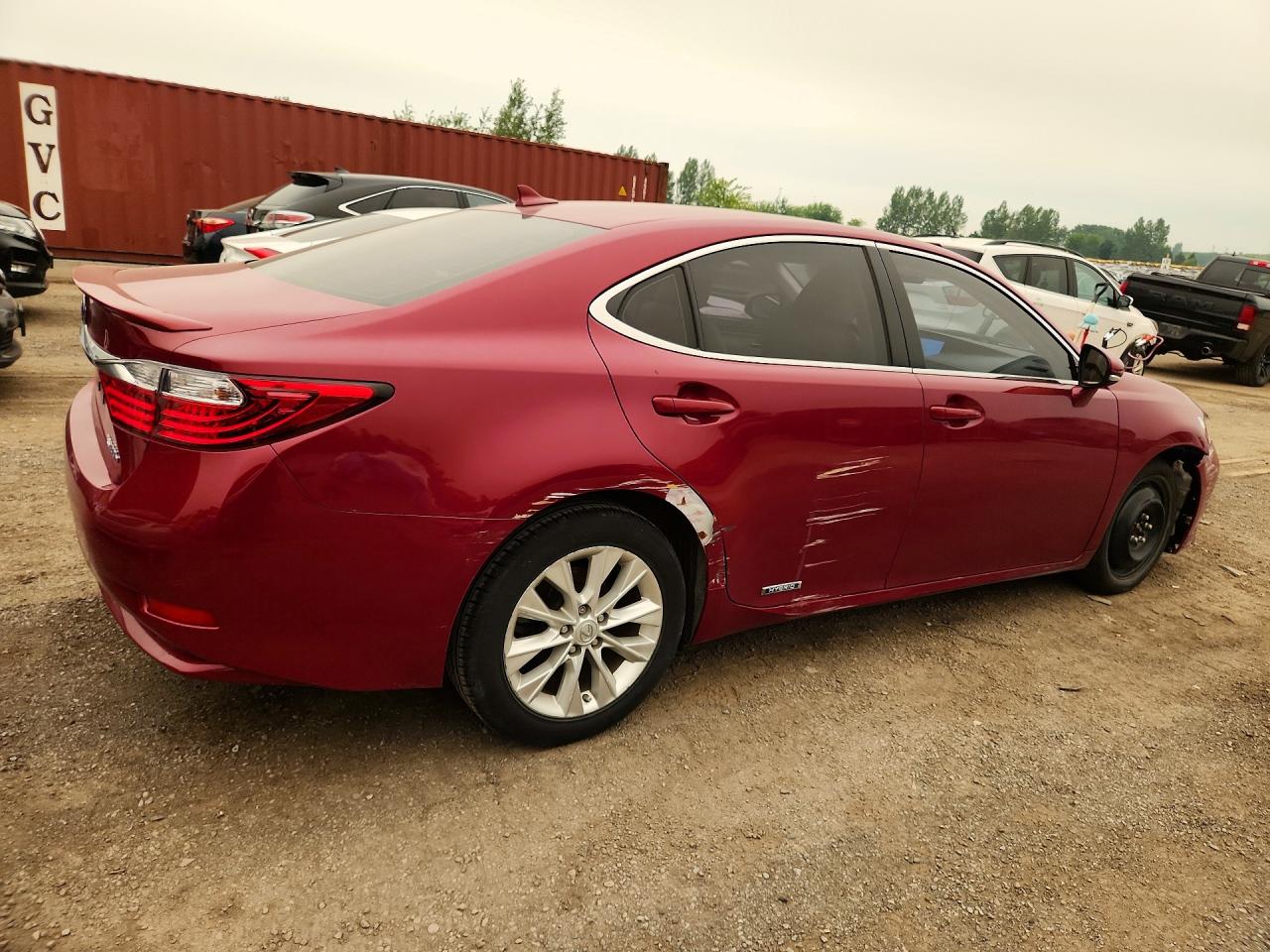 2013 Lexus Es 300h Красный vin: JTHBW1GG2D2002681