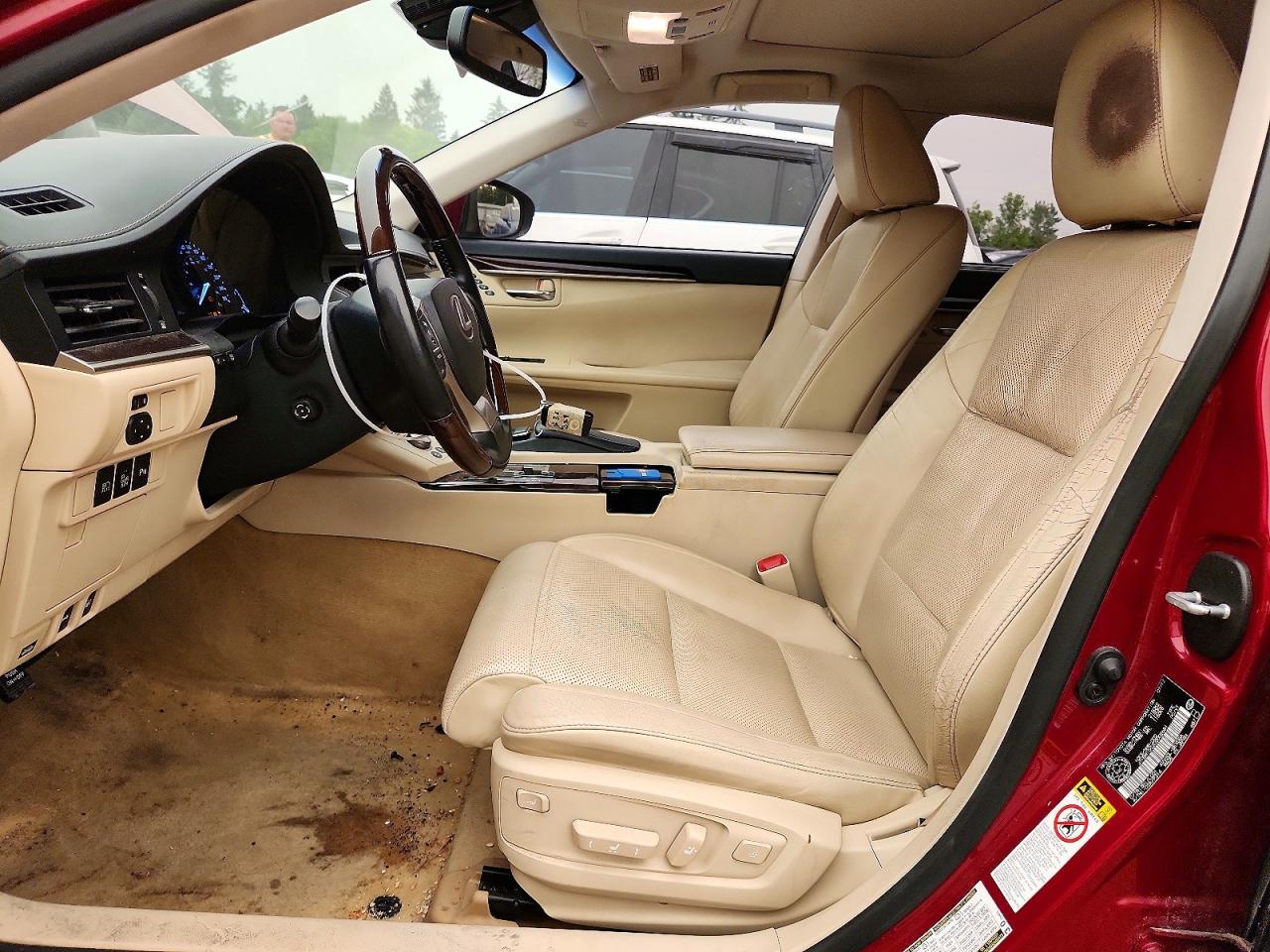 2013 Lexus Es 300h Красный vin: JTHBW1GG2D2002681