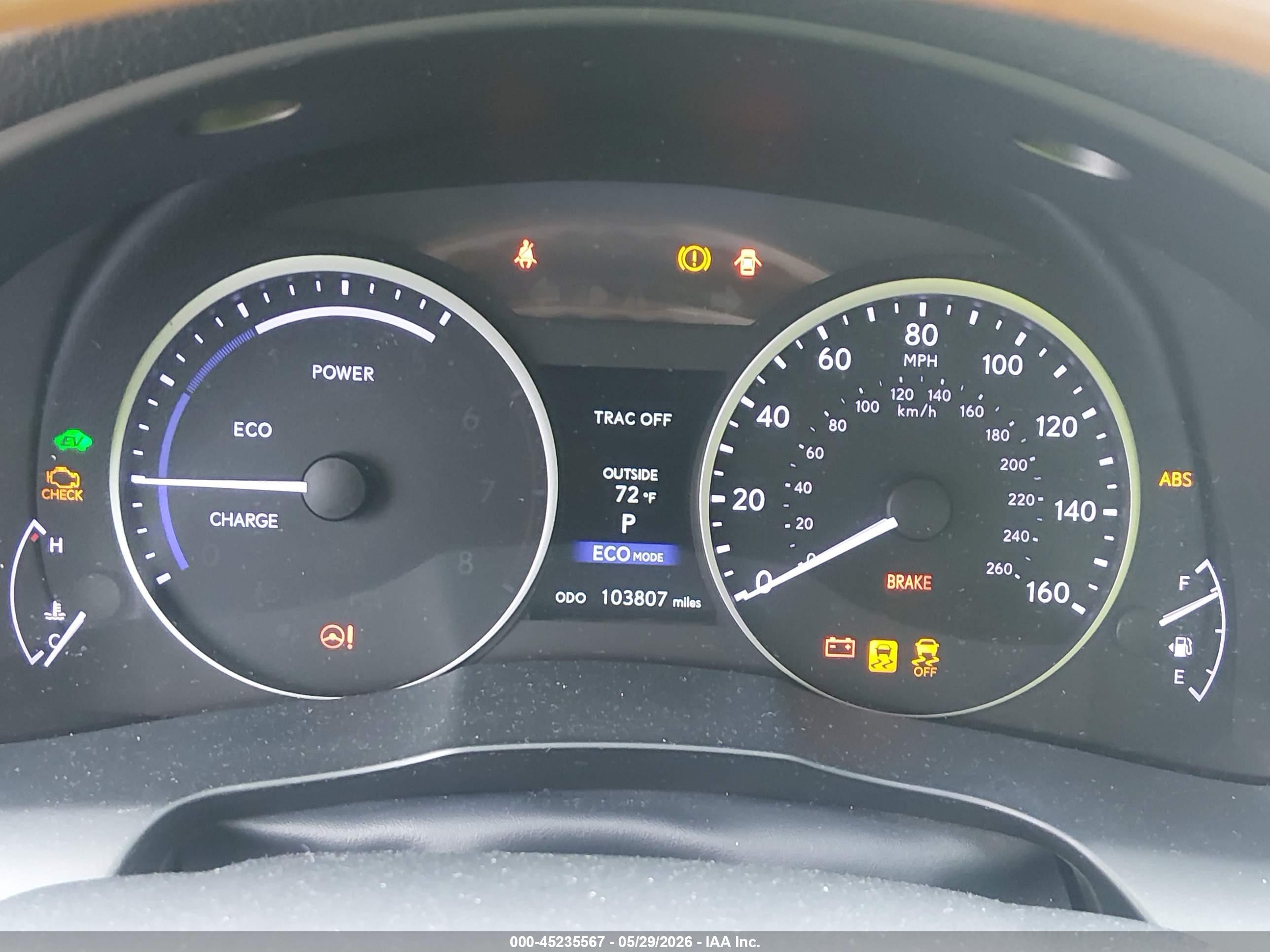 2013 Lexus Es 300h   White vin: JTHBW1GG2D2006438