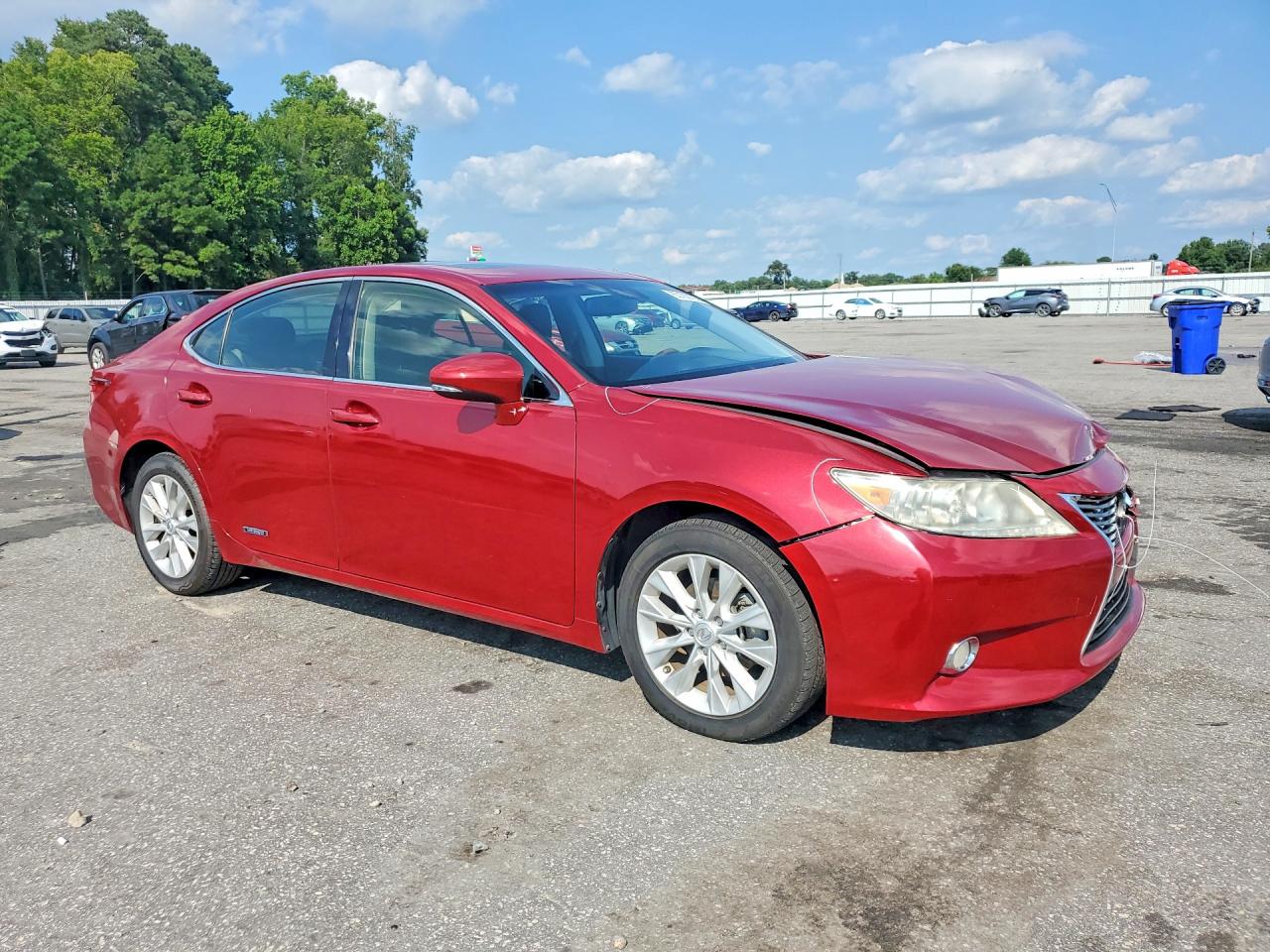 2013 Lexus Es 300h Red vin: JTHBW1GG2D2006939