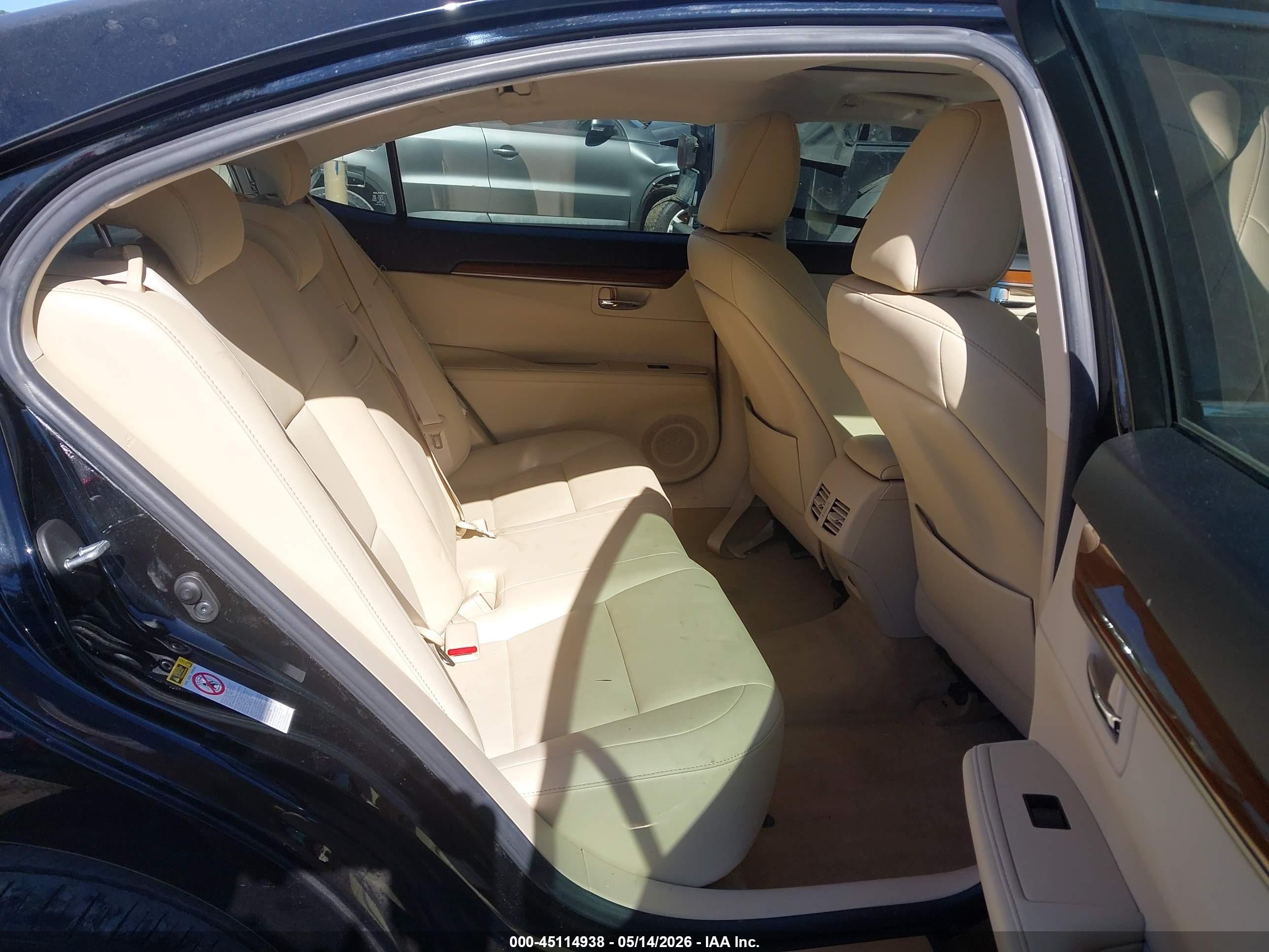 2013 Lexus Es 300h Black vin: JTHBW1GG2D2007587