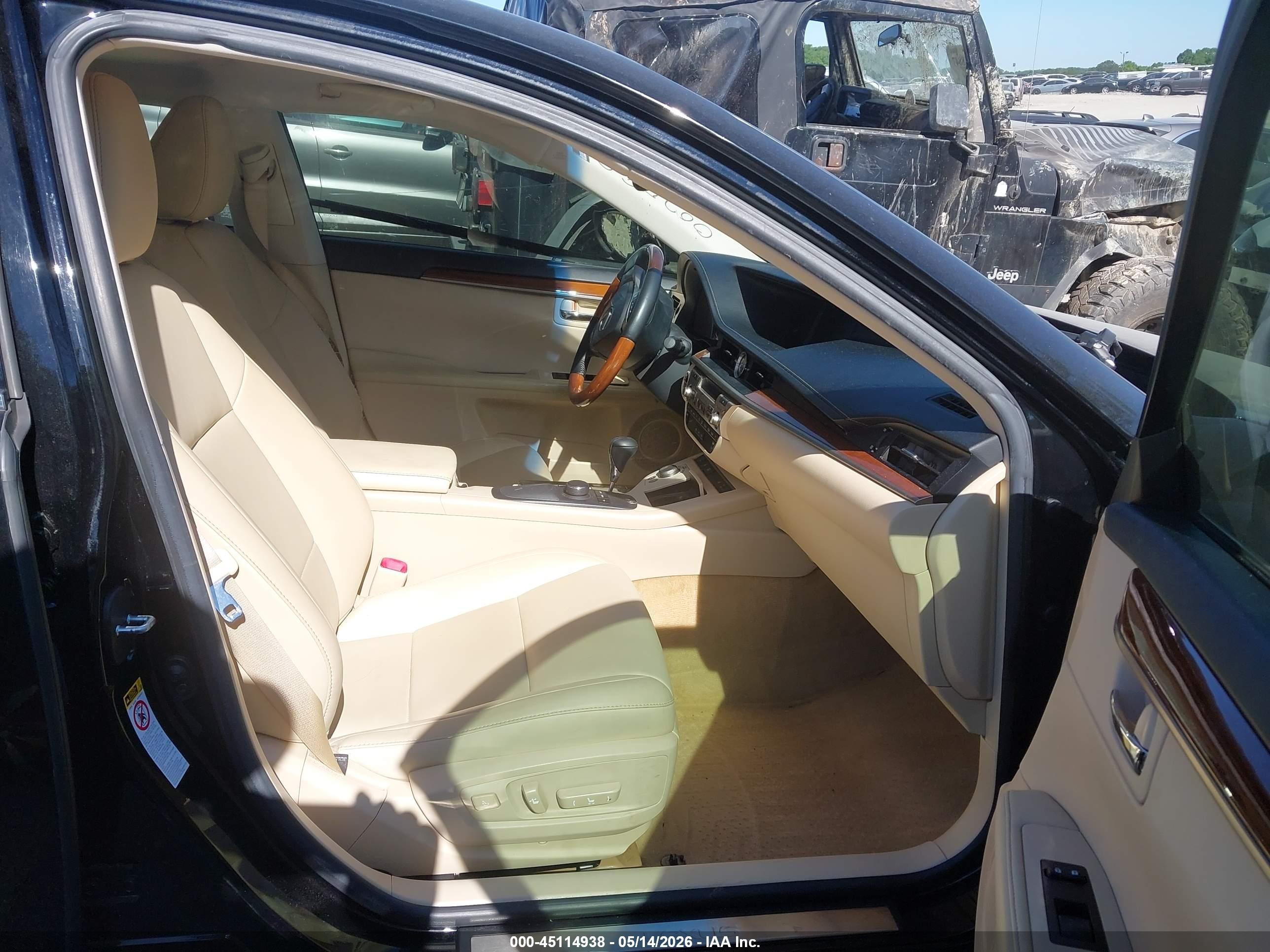 2013 Lexus Es 300h Black vin: JTHBW1GG2D2007587