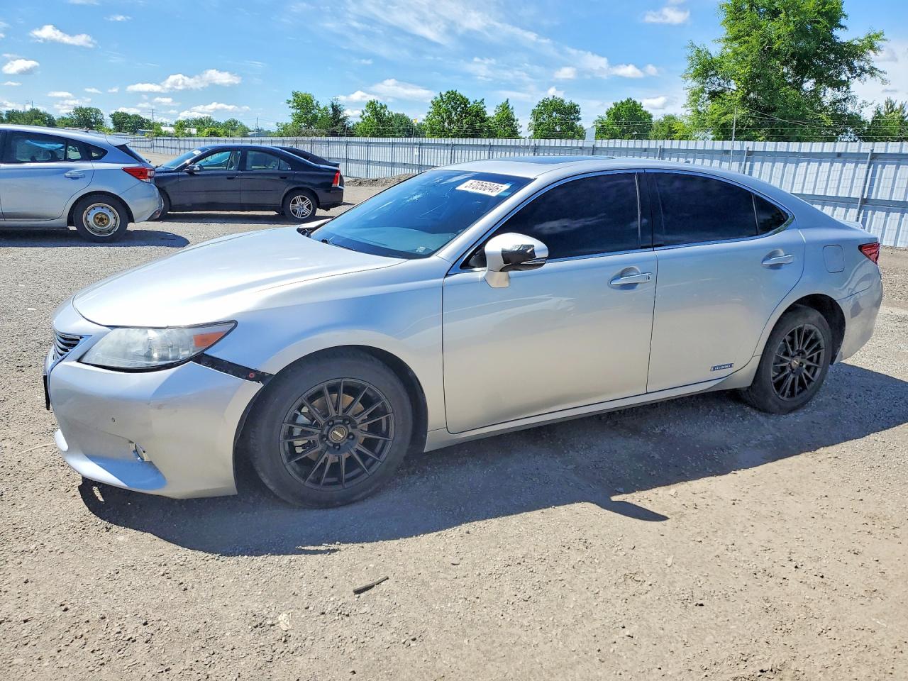 2013 Lexus Es 300h Silver vin: JTHBW1GG2D2010487