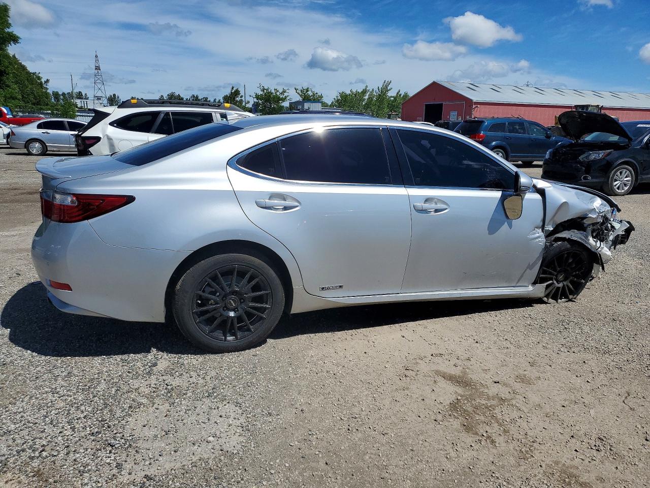 2013 Lexus Es 300h Silver vin: JTHBW1GG2D2010487