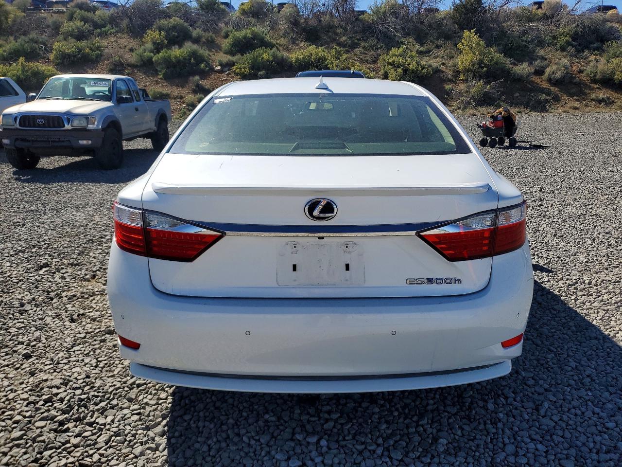 2013 Lexus Es 300h Base White vin: JTHBW1GG2D2012191