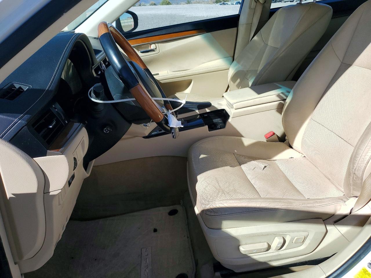 2013 Lexus Es 300h Base White vin: JTHBW1GG2D2012191