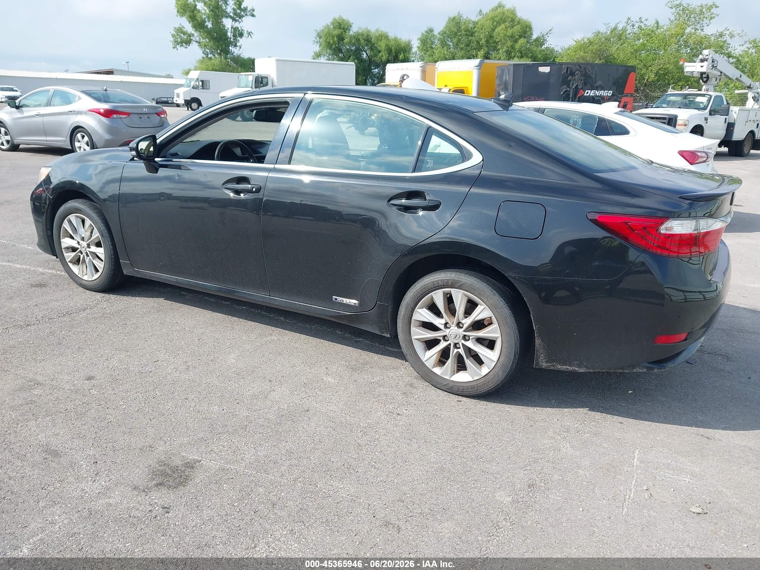 2013 Lexus Es 300h   Черный vin: JTHBW1GG2D2017407