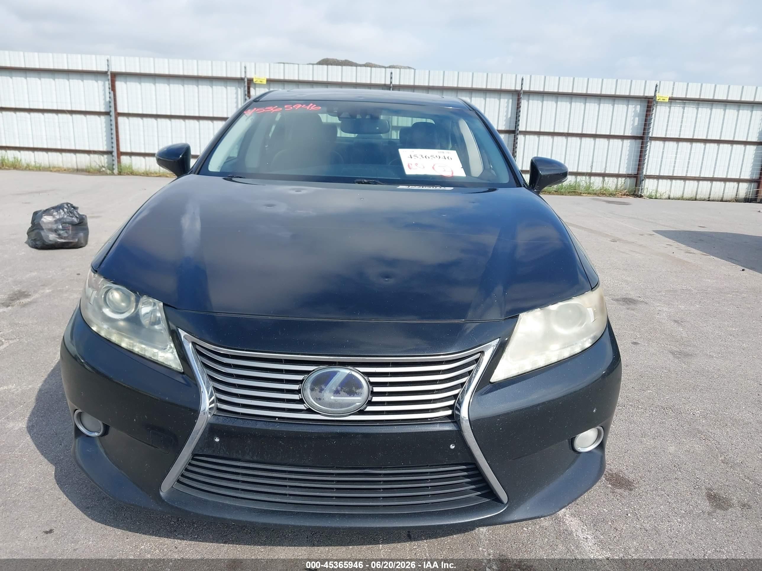 2013 Lexus Es 300h   Черный vin: JTHBW1GG2D2017407