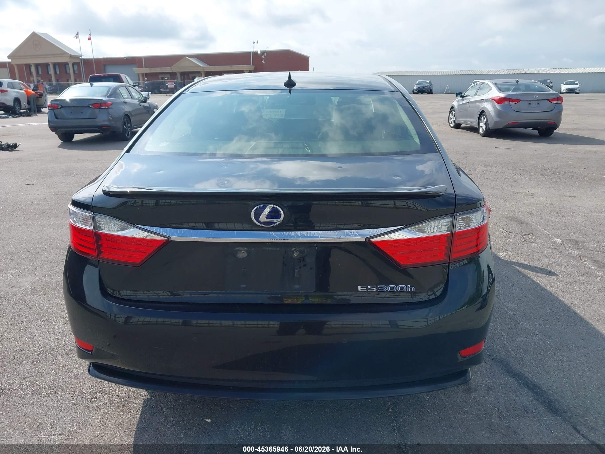 2013 Lexus Es 300h   Черный vin: JTHBW1GG2D2017407