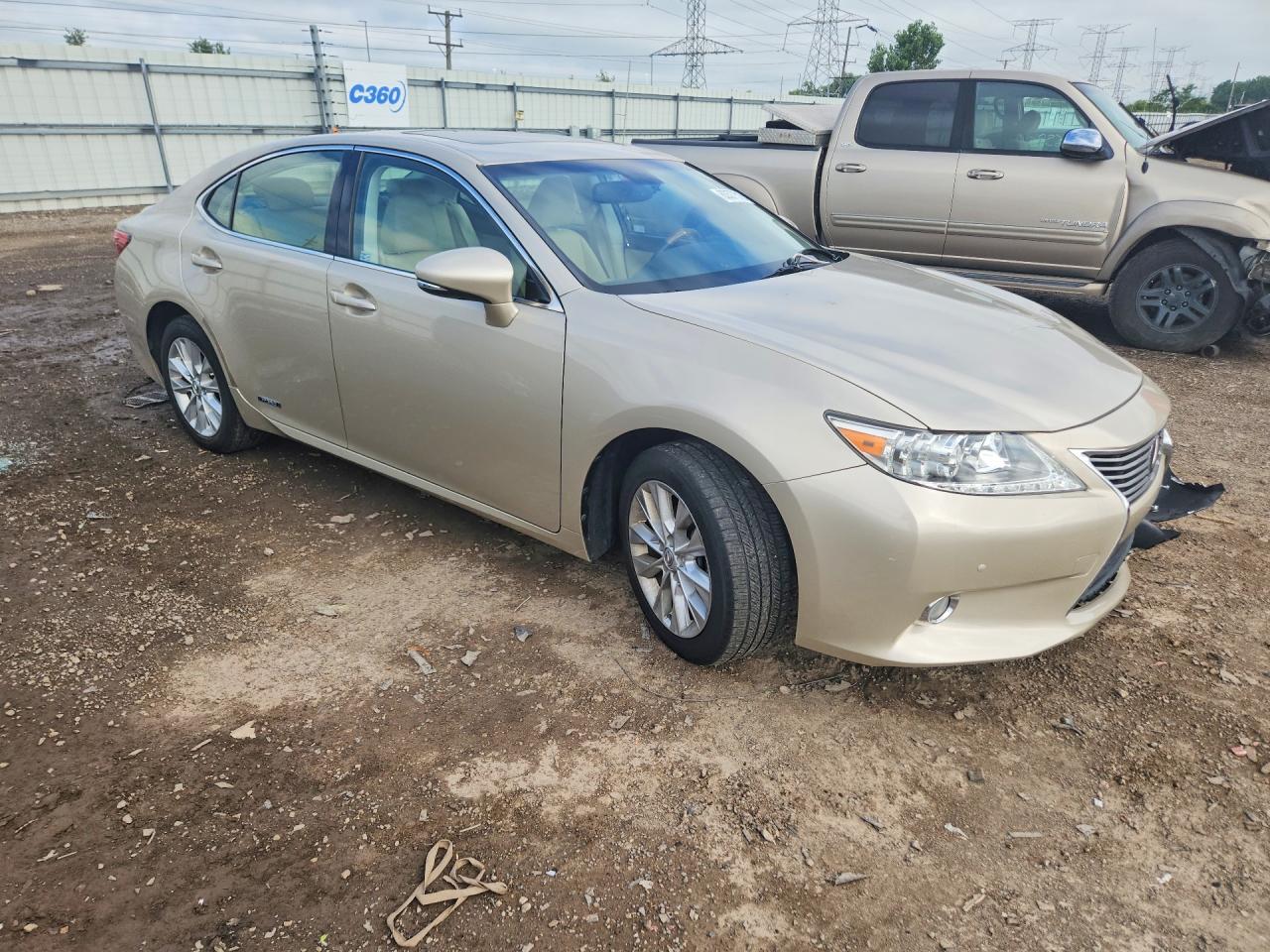 2013 Lexus Es 300h Gold vin: JTHBW1GG2D2018816