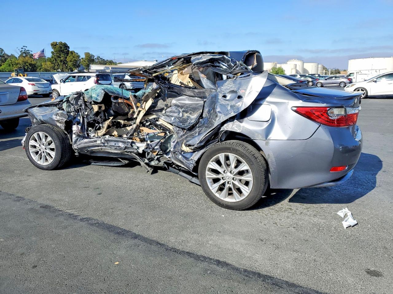 2013 Lexus Es 300h Gray vin: JTHBW1GG2D2022297