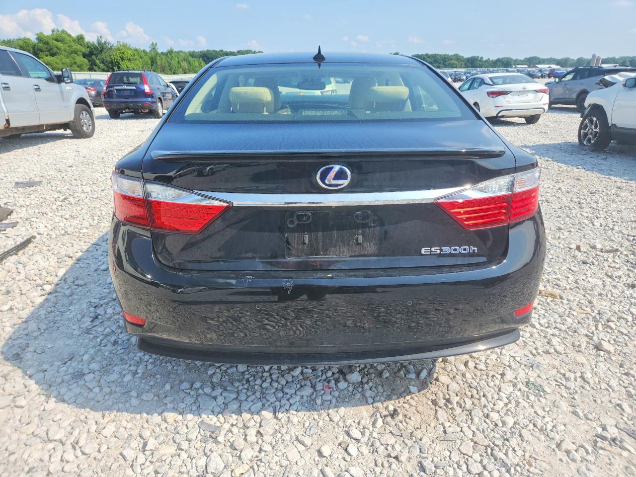 2014 Lexus Es 300h Black vin: JTHBW1GG2E2044852