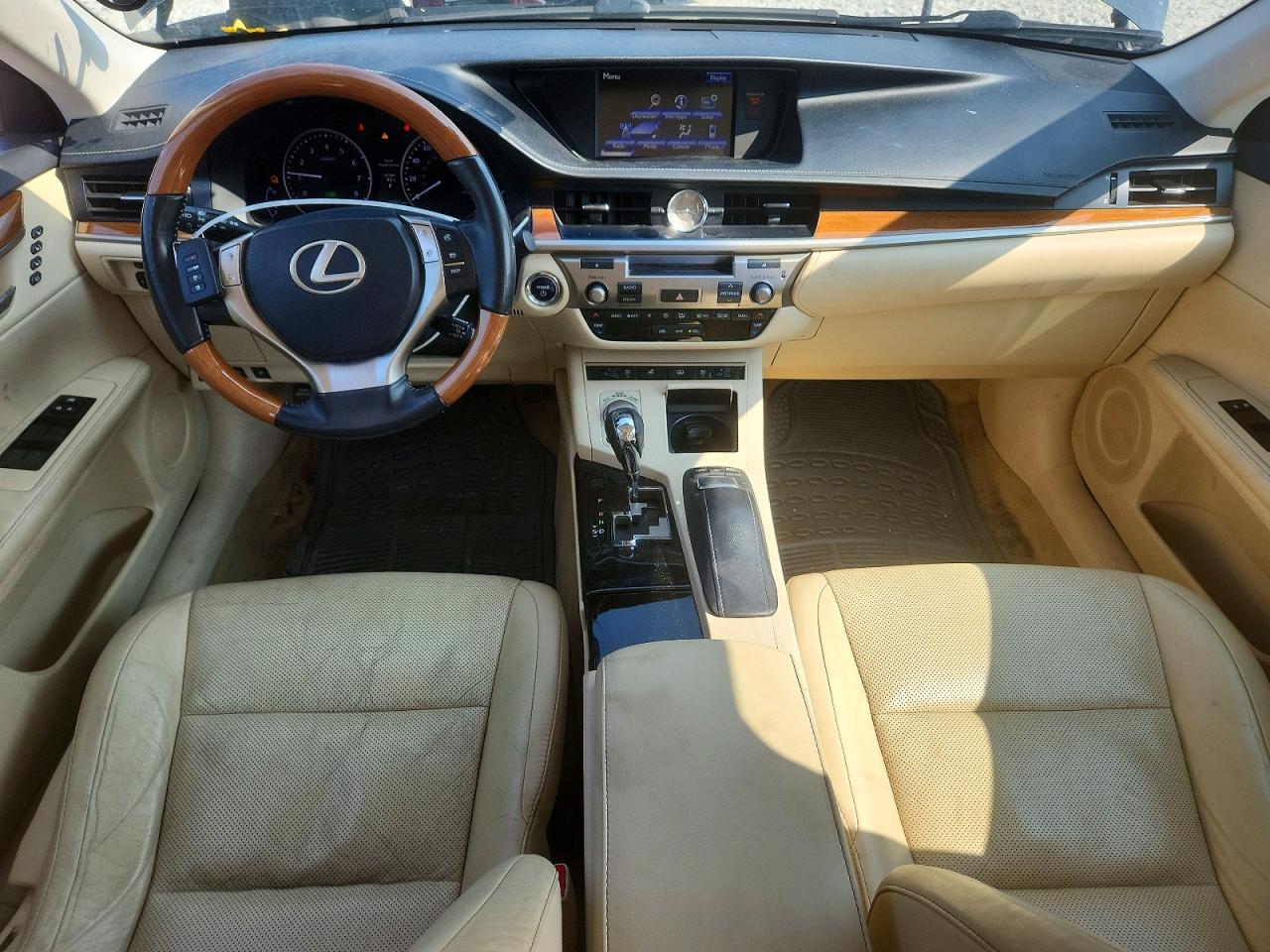 2014 Lexus Es 300h Black vin: JTHBW1GG2E2044852