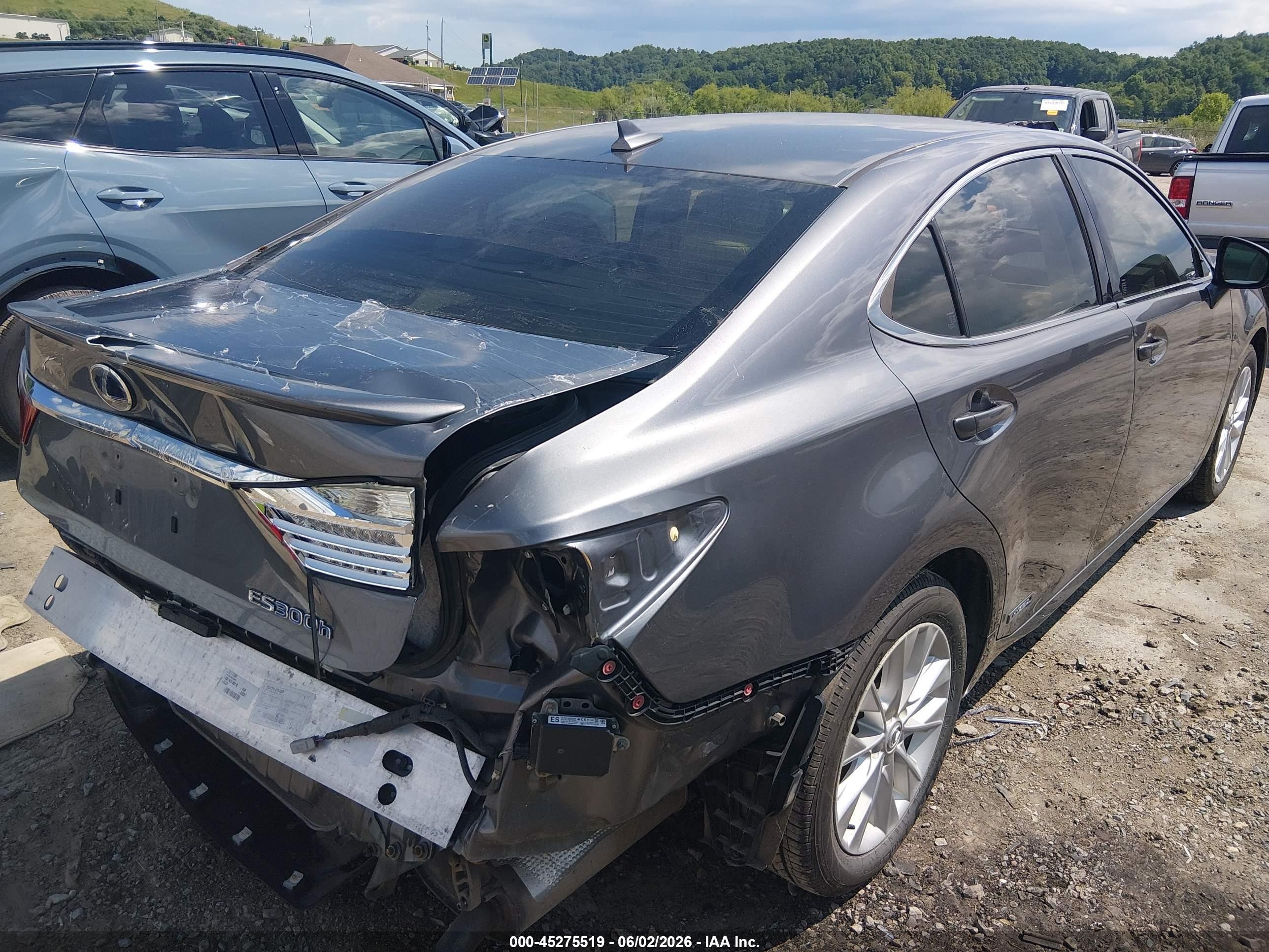 2014 Lexus Es 300h   Gray vin: JTHBW1GG2E2059318