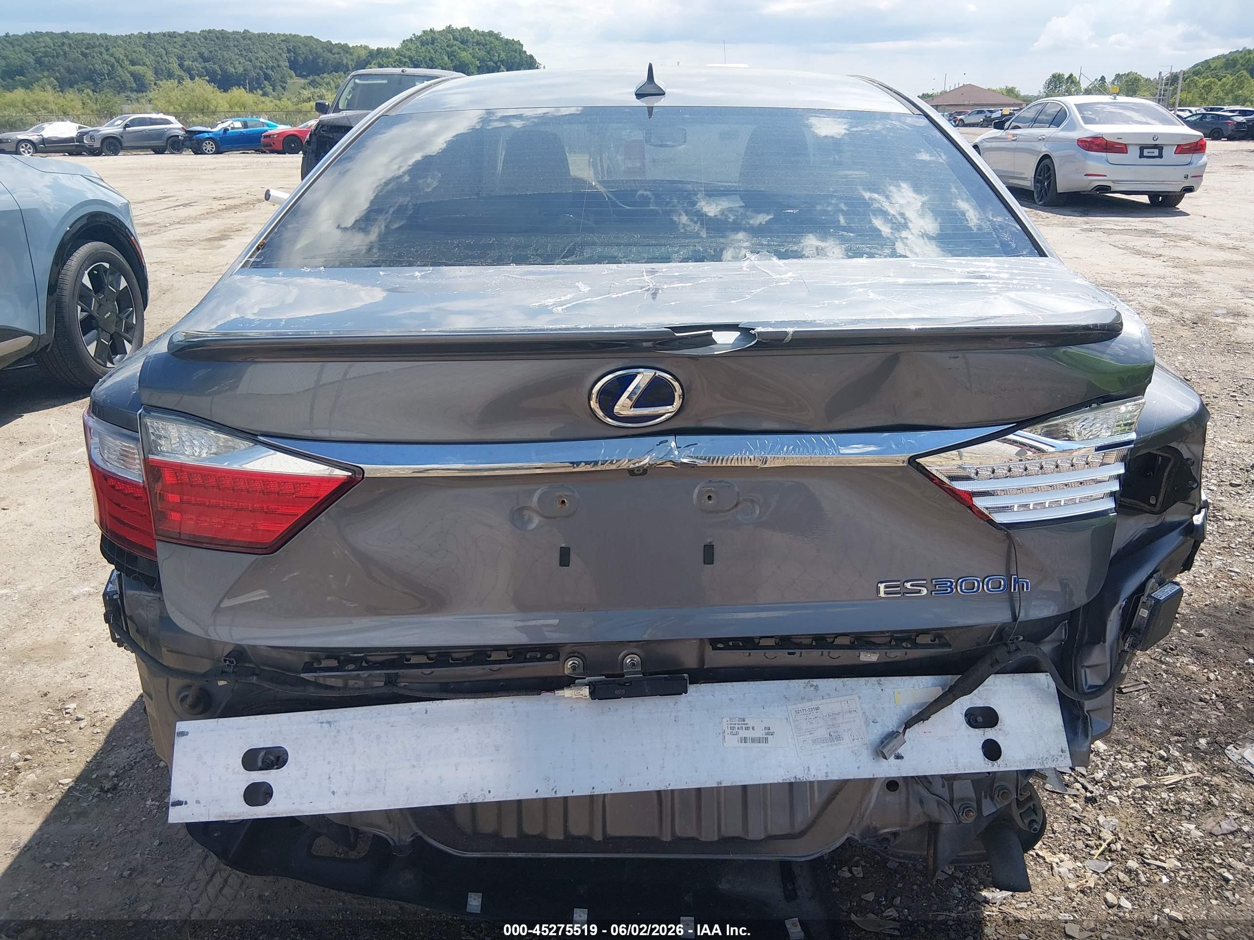 2014 Lexus Es 300h   Gray vin: JTHBW1GG2E2059318