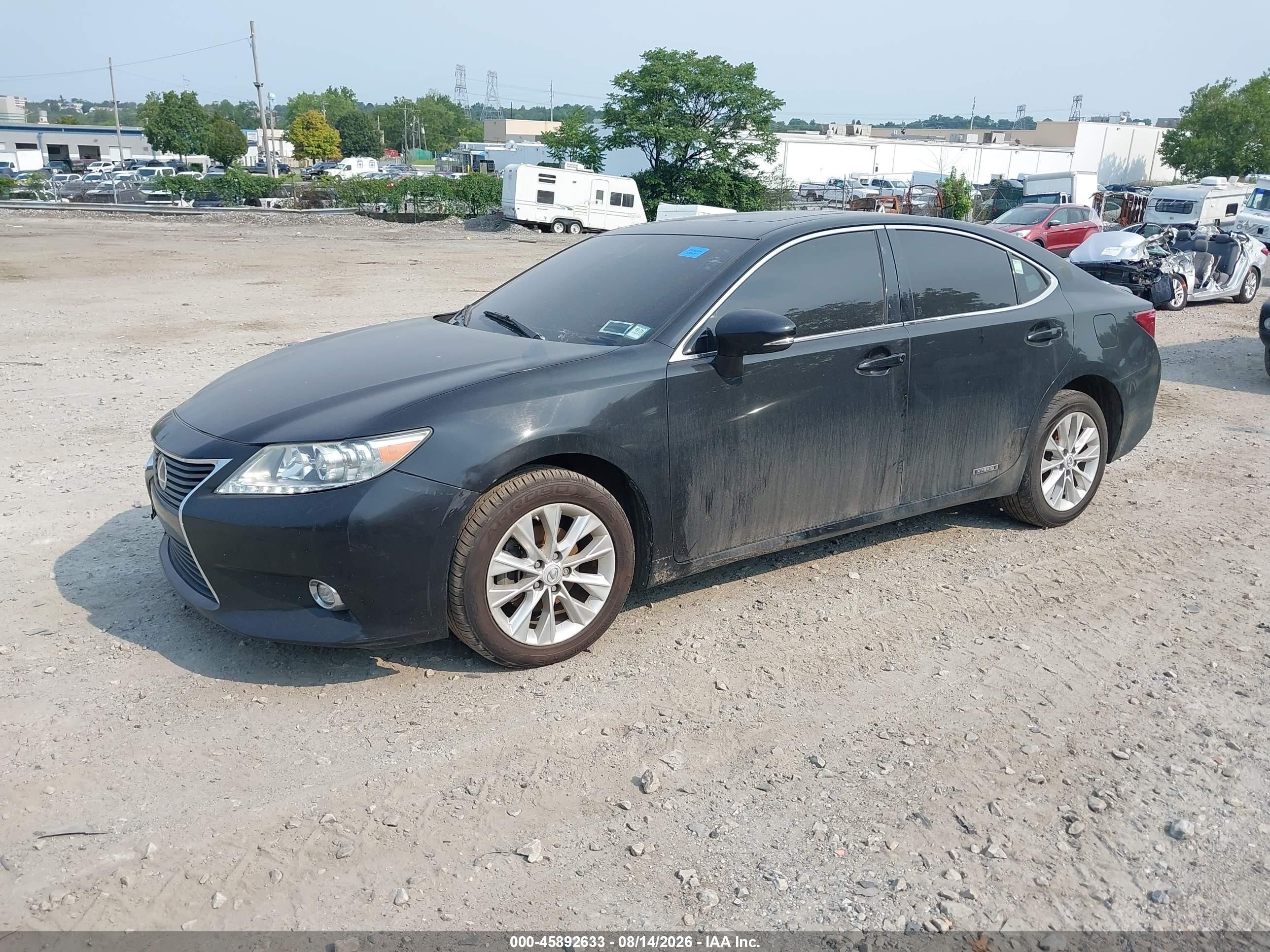 2014 Lexus Es 300h   Black vin: JTHBW1GG2E2067547