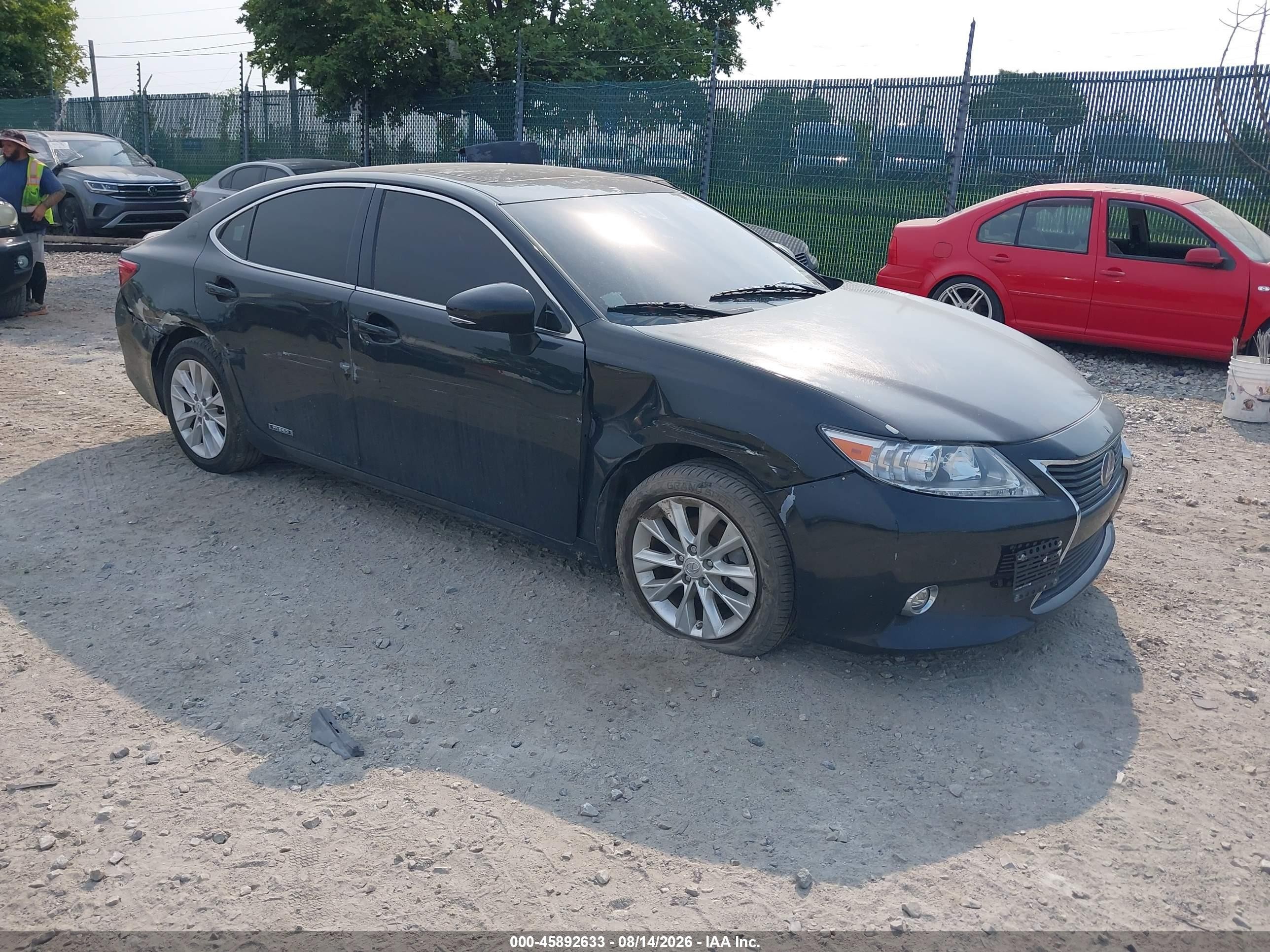 2014 Lexus Es 300h   Black vin: JTHBW1GG2E2067547