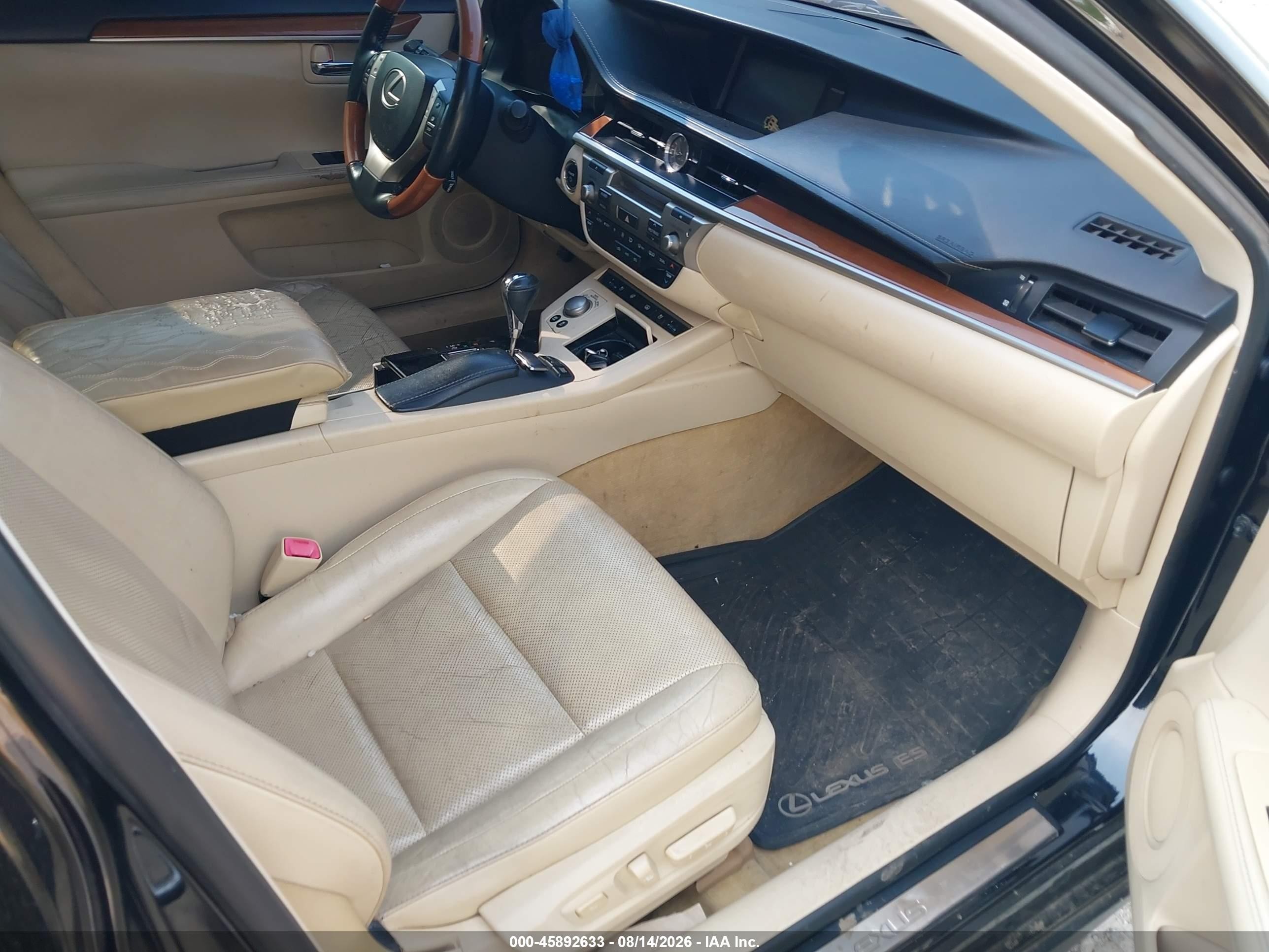 2014 Lexus Es 300h   Black vin: JTHBW1GG2E2067547