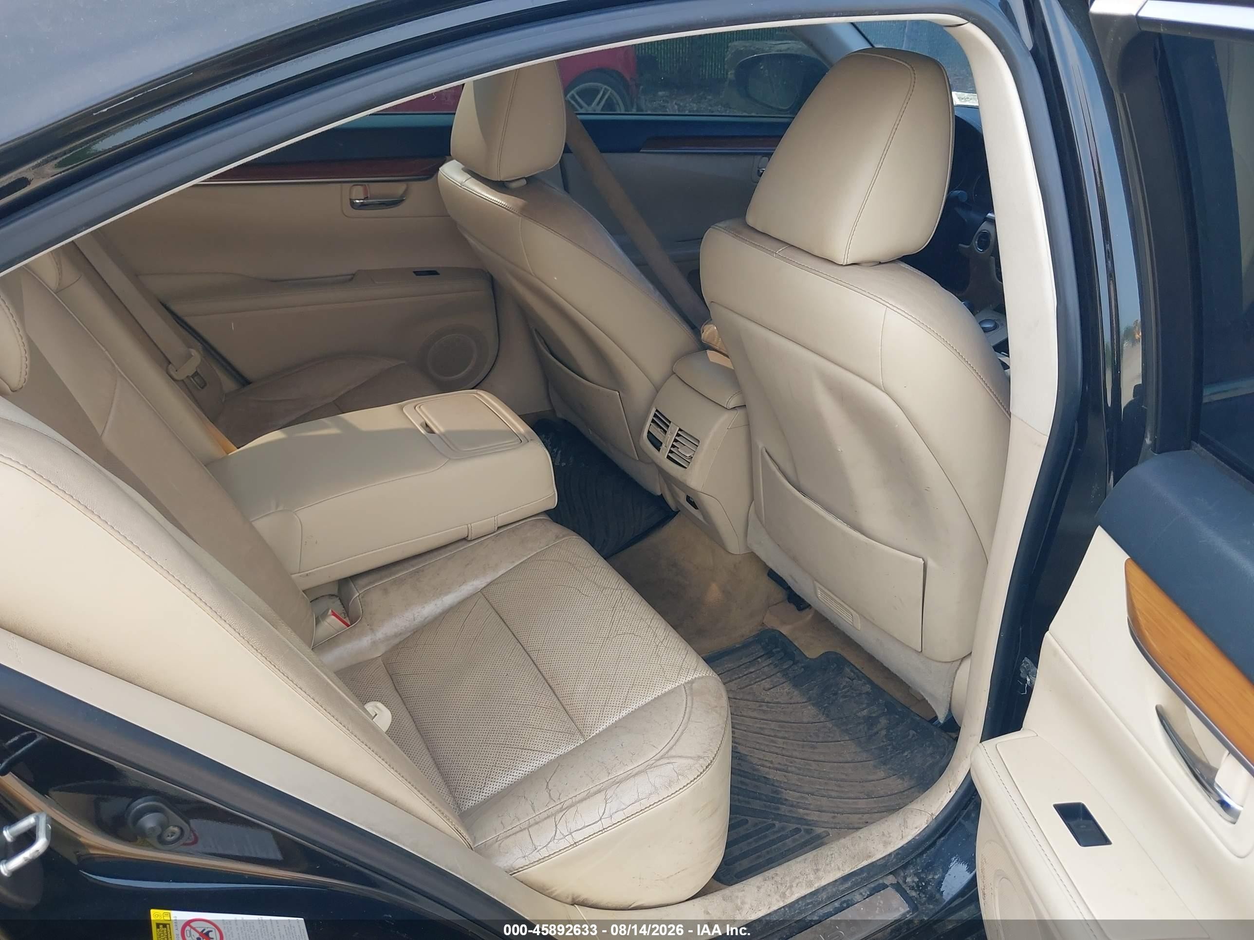 2014 Lexus Es 300h   Black vin: JTHBW1GG2E2067547