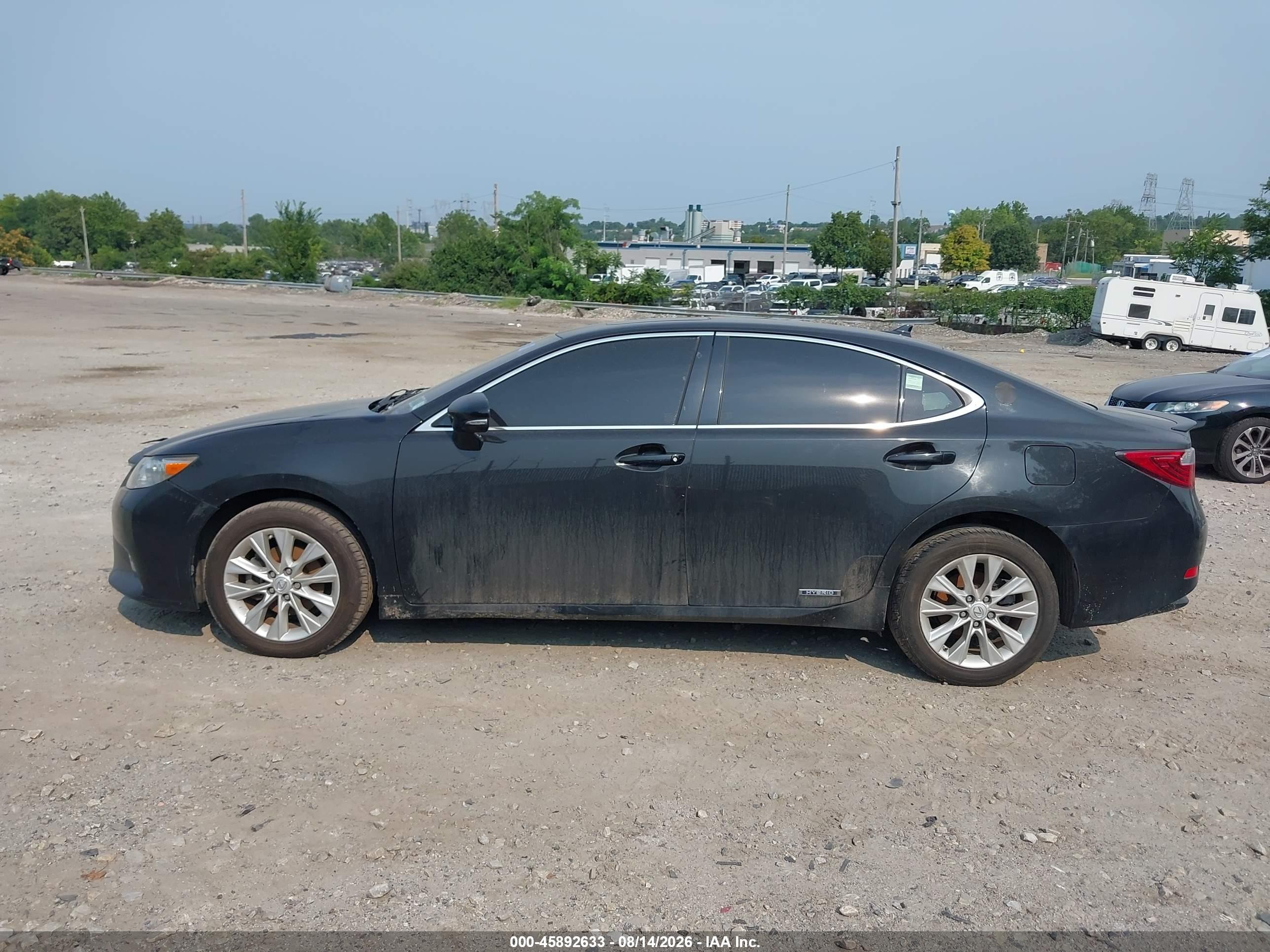 2014 Lexus Es 300h   Black vin: JTHBW1GG2E2067547