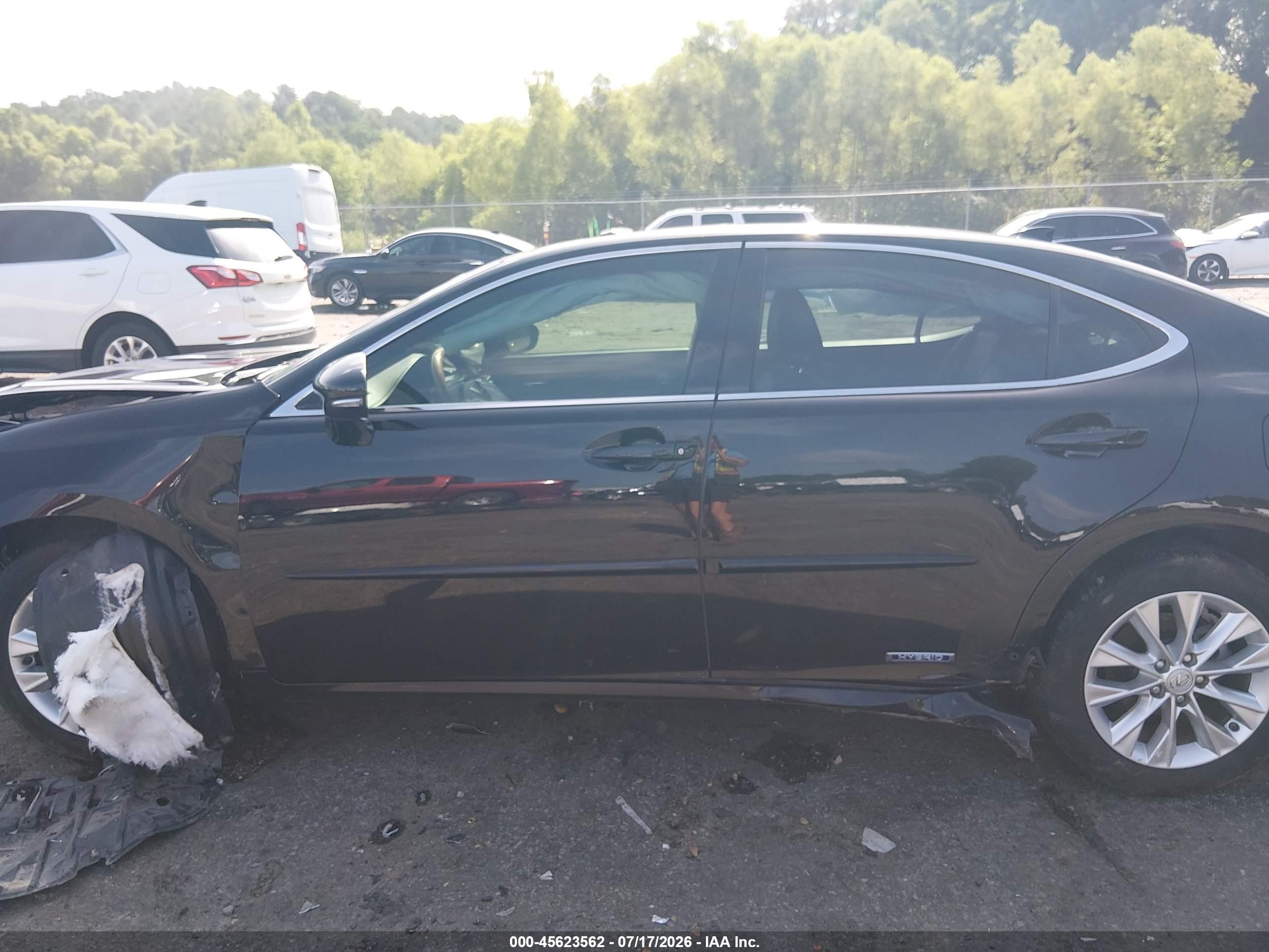 2015 Lexus Es 300h   Black vin: JTHBW1GG2F2084138