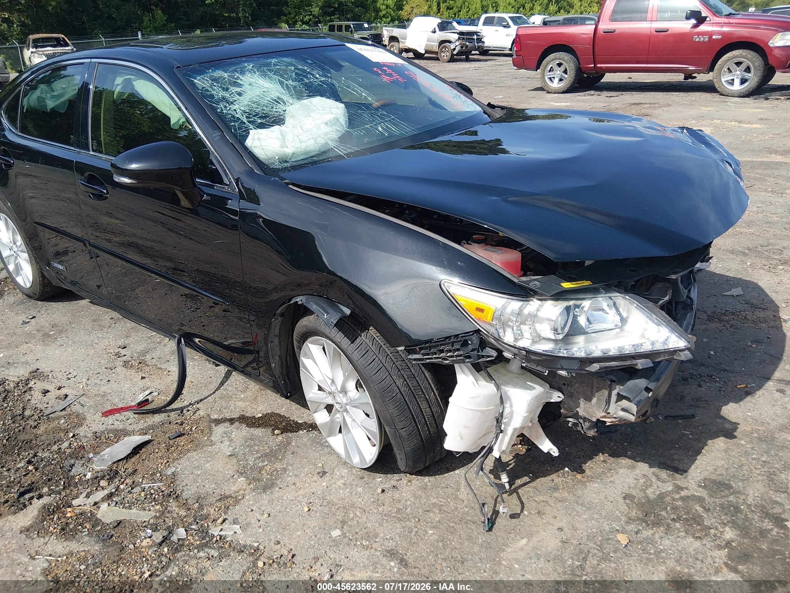 2015 Lexus Es 300h   Black vin: JTHBW1GG2F2084138